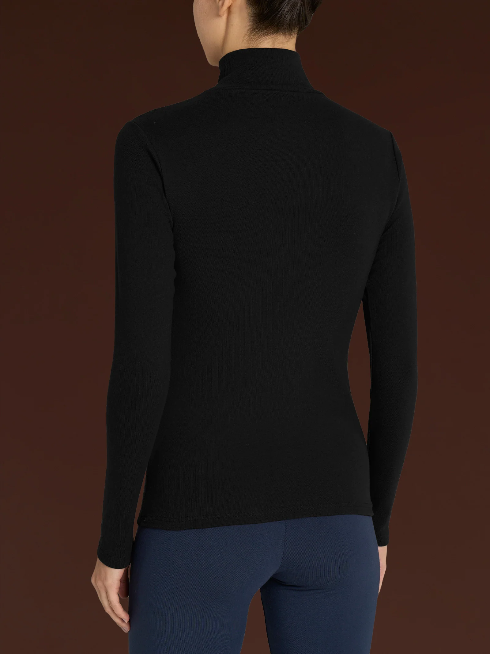 Lupetto in Thermo Cotton - Nero - Image 2
