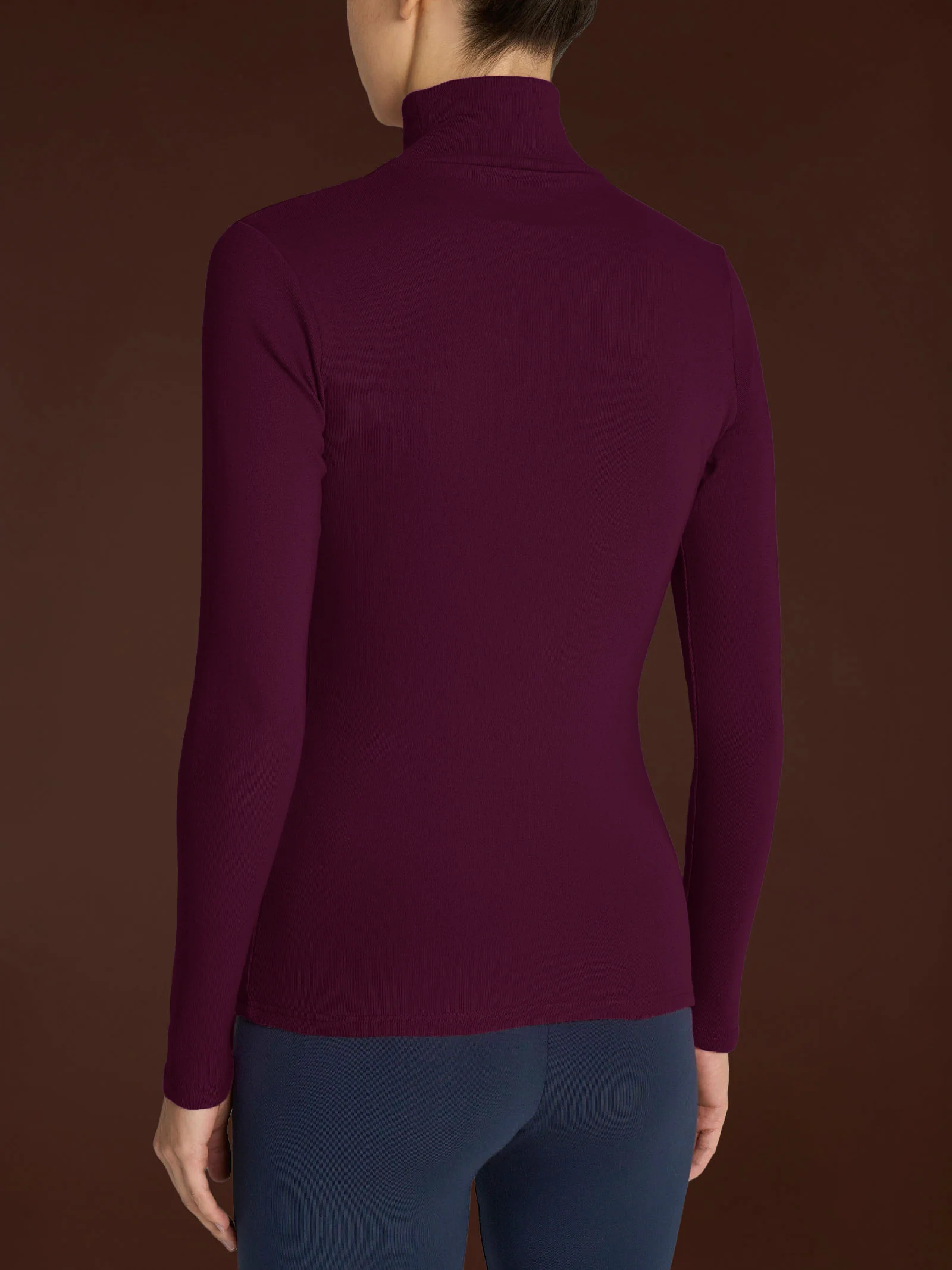 Lupetto in Thermo Cotton - Fig - Image 2