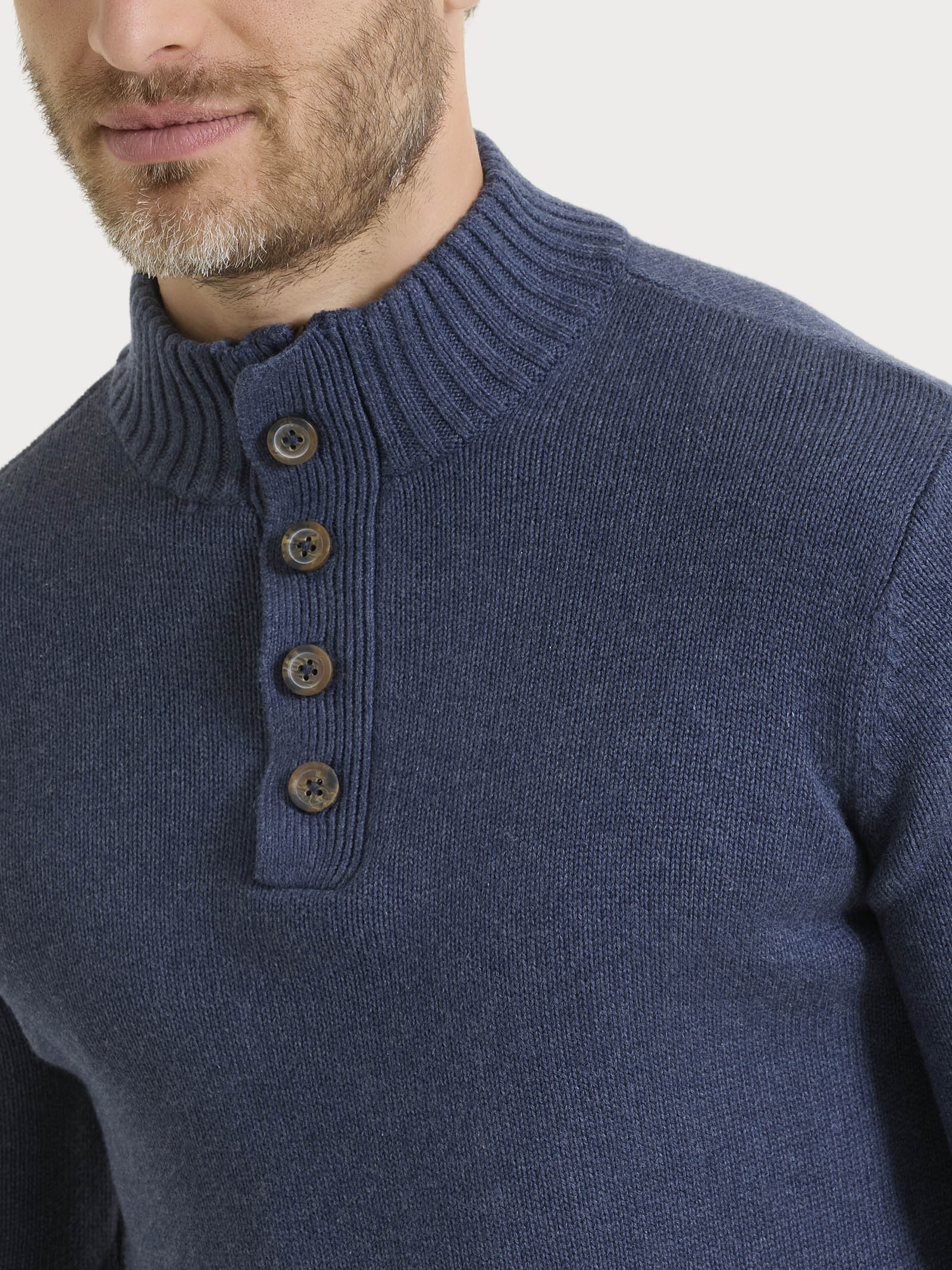 Lupetto in Winter Cotton - Avio Mel. - Image 6