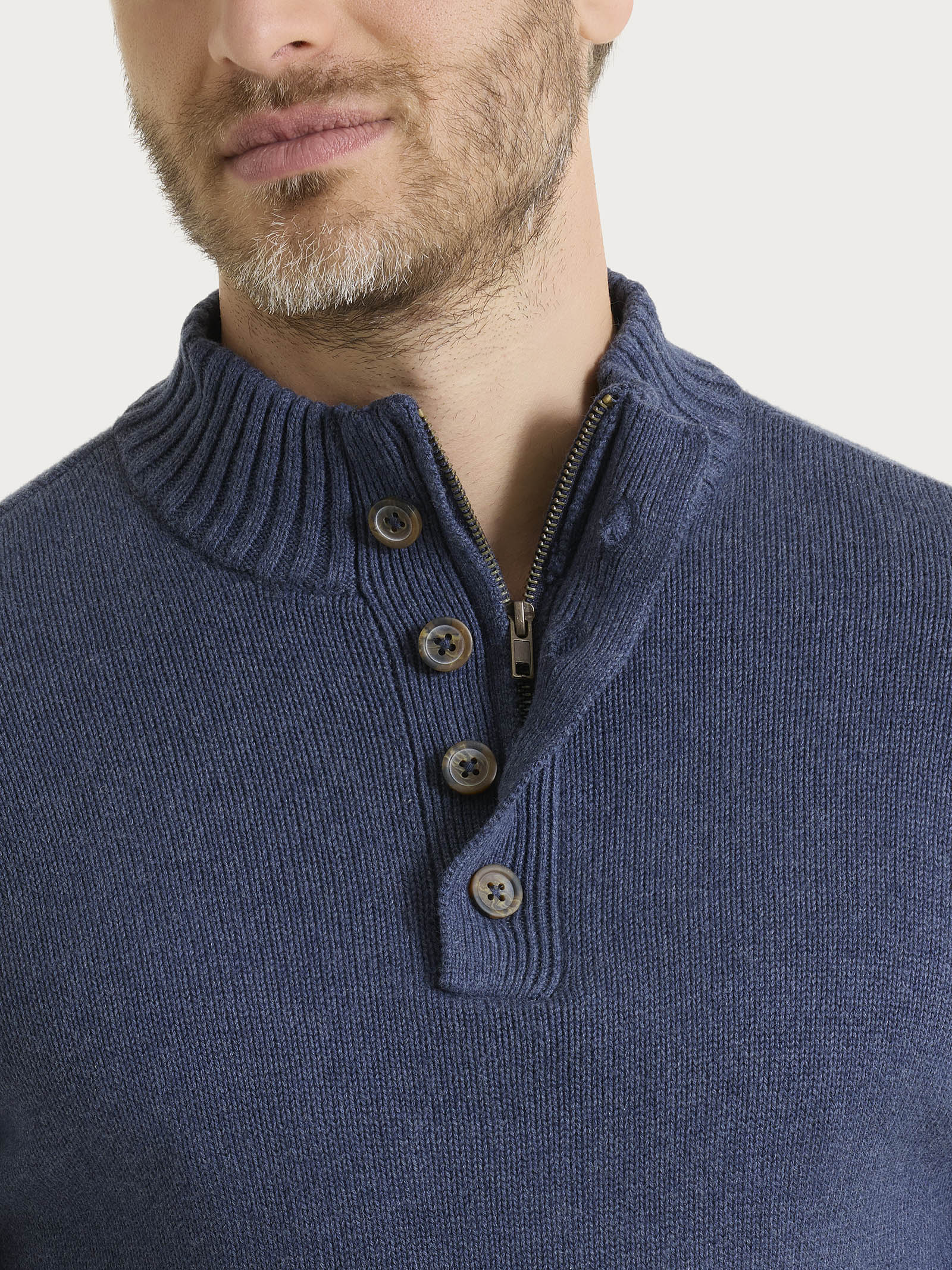 Lupetto in Winter Cotton - Avio Mel. - Image 7