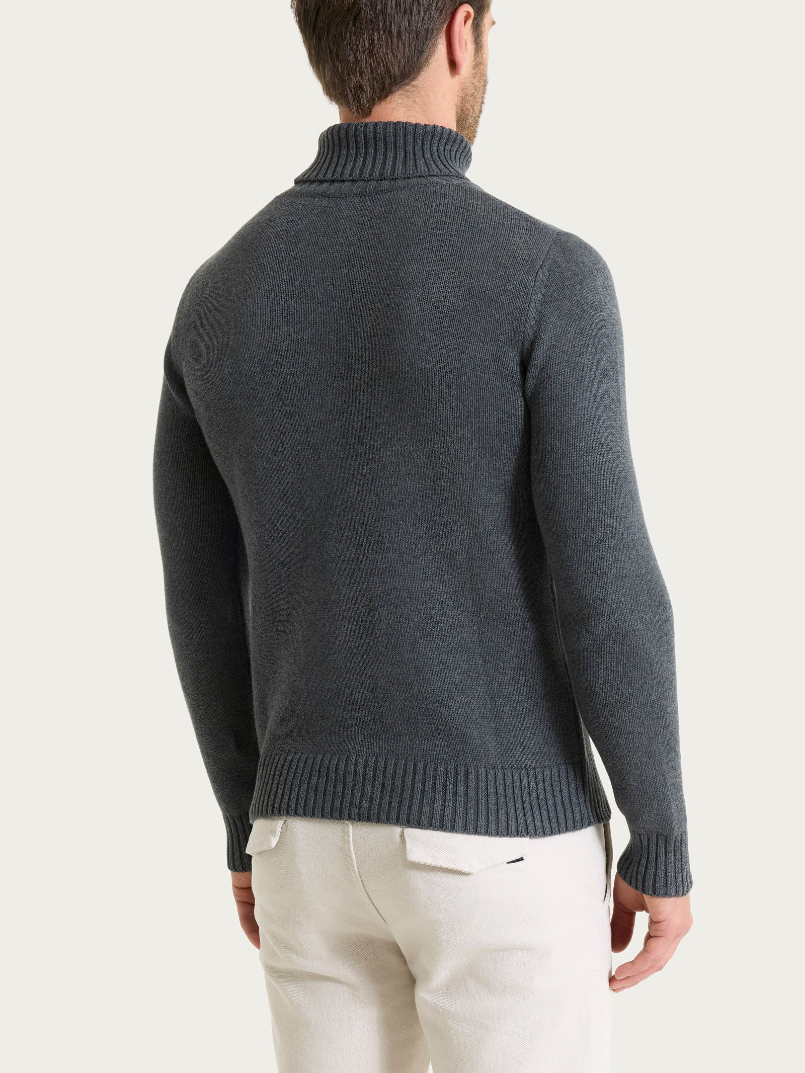 Lupetto in Winter Cotton - Ardesia Mel. - Image 2