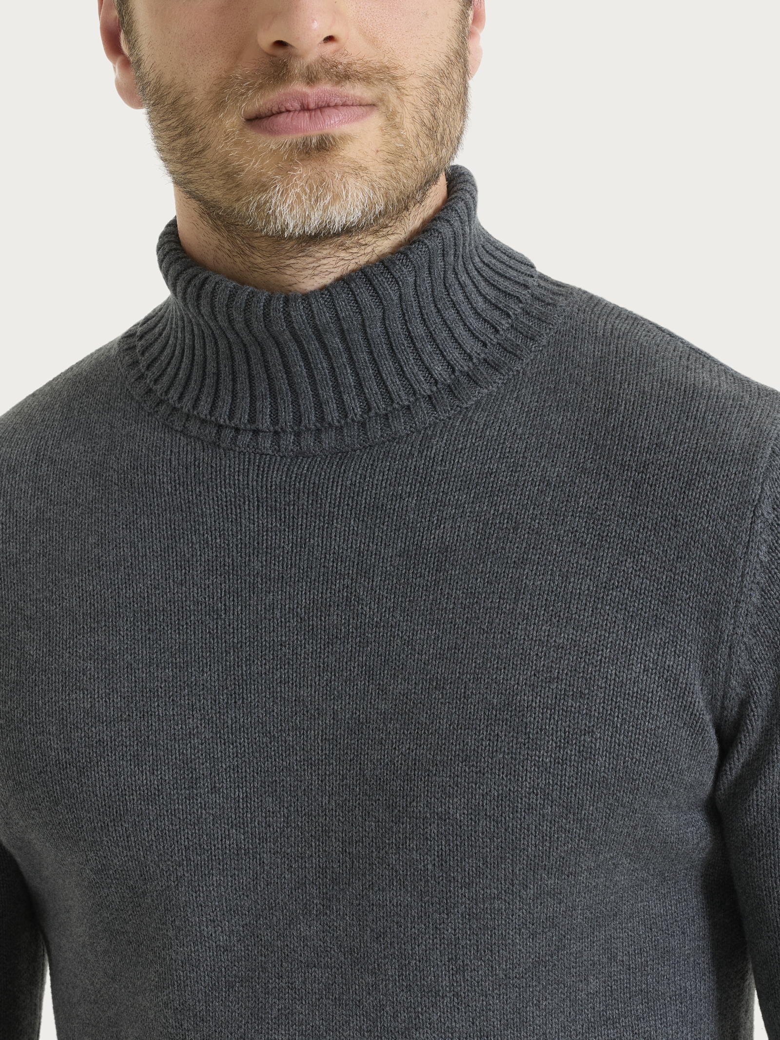 Lupetto in Winter Cotton - Ardesia Mel. - Image 3