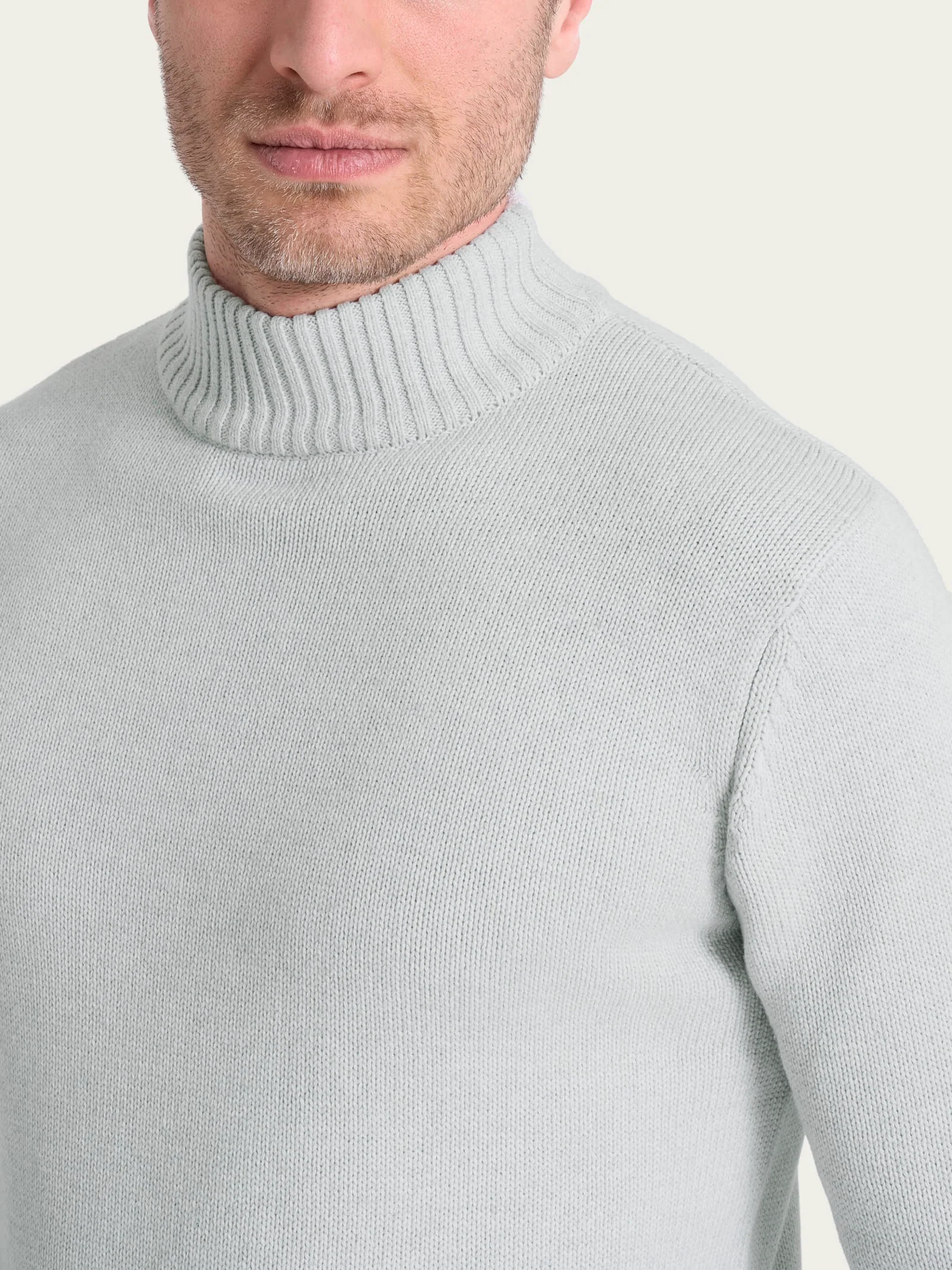 Lupetto in Winter Cotton - Dawn Blue Mel. - Image 3