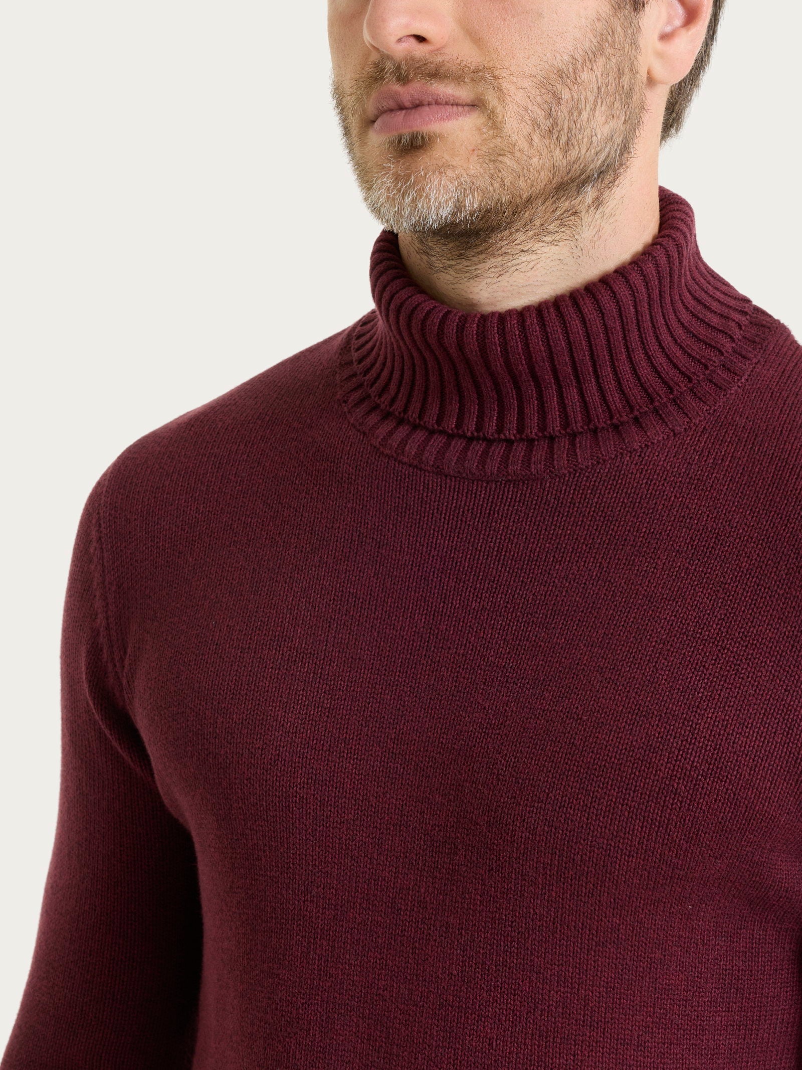 Lupetto in Winter Cotton - Fig Mel. - Image 3