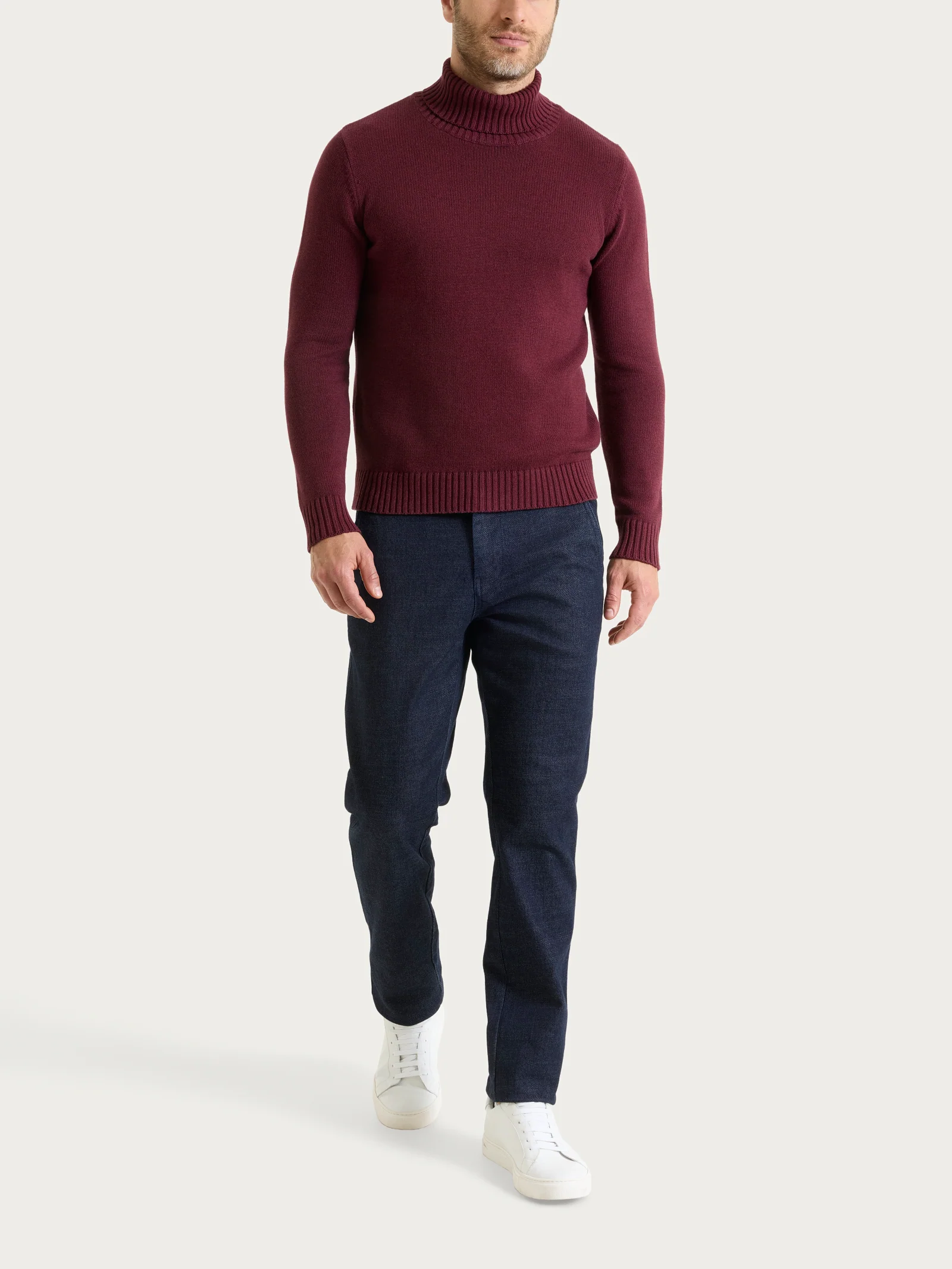 Lupetto in Winter Cotton - Fig Mel. - Image 4