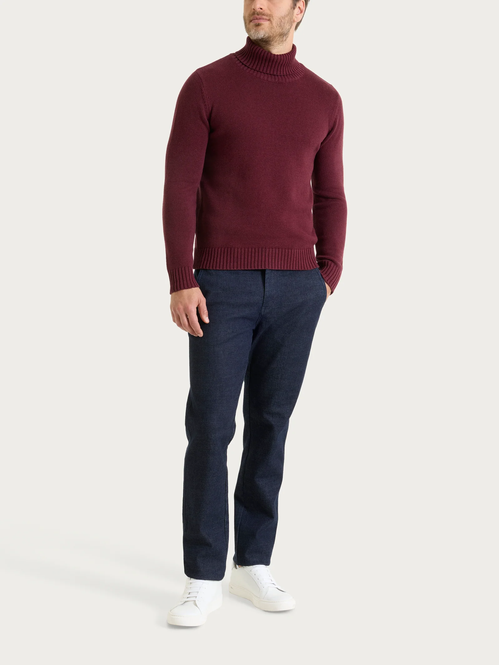 Lupetto in Winter Cotton - Fig Mel. - Image 5