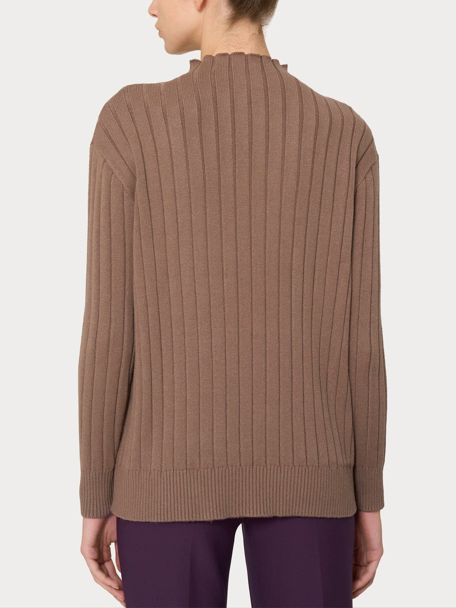 Lupetto Knit Rib in Super Soft - Pine Bark - Image 2