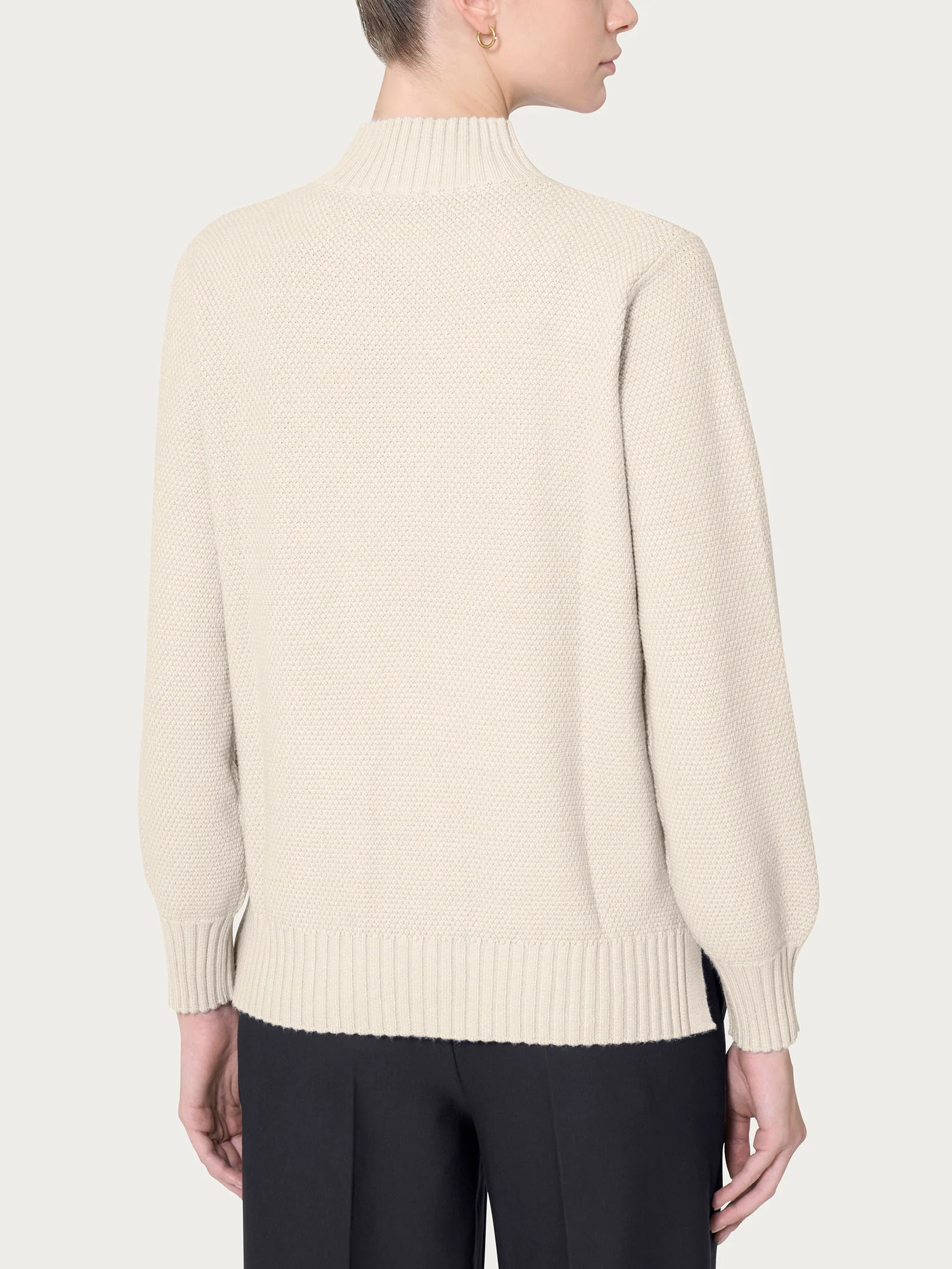 Lupetto Punto Riso in Super Soft - Champignon - Image 2