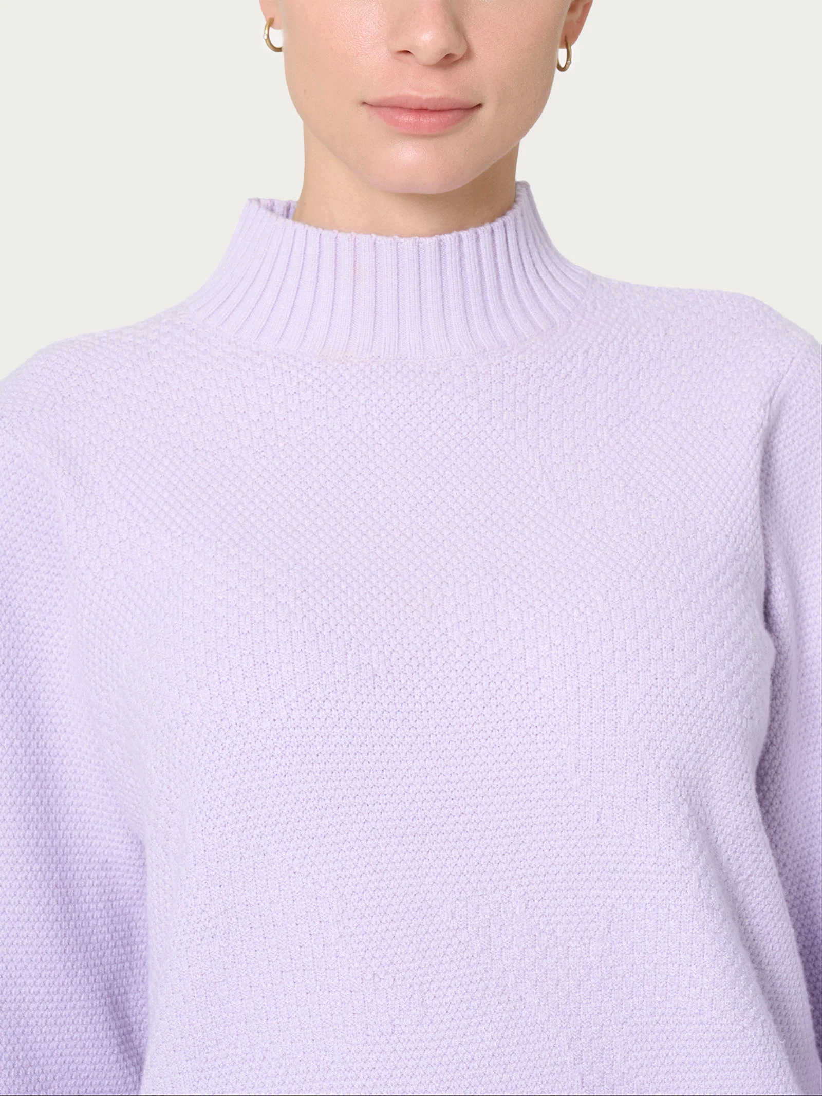 Lupetto Punto Riso in Super Soft - Orchid Petal - Image 3