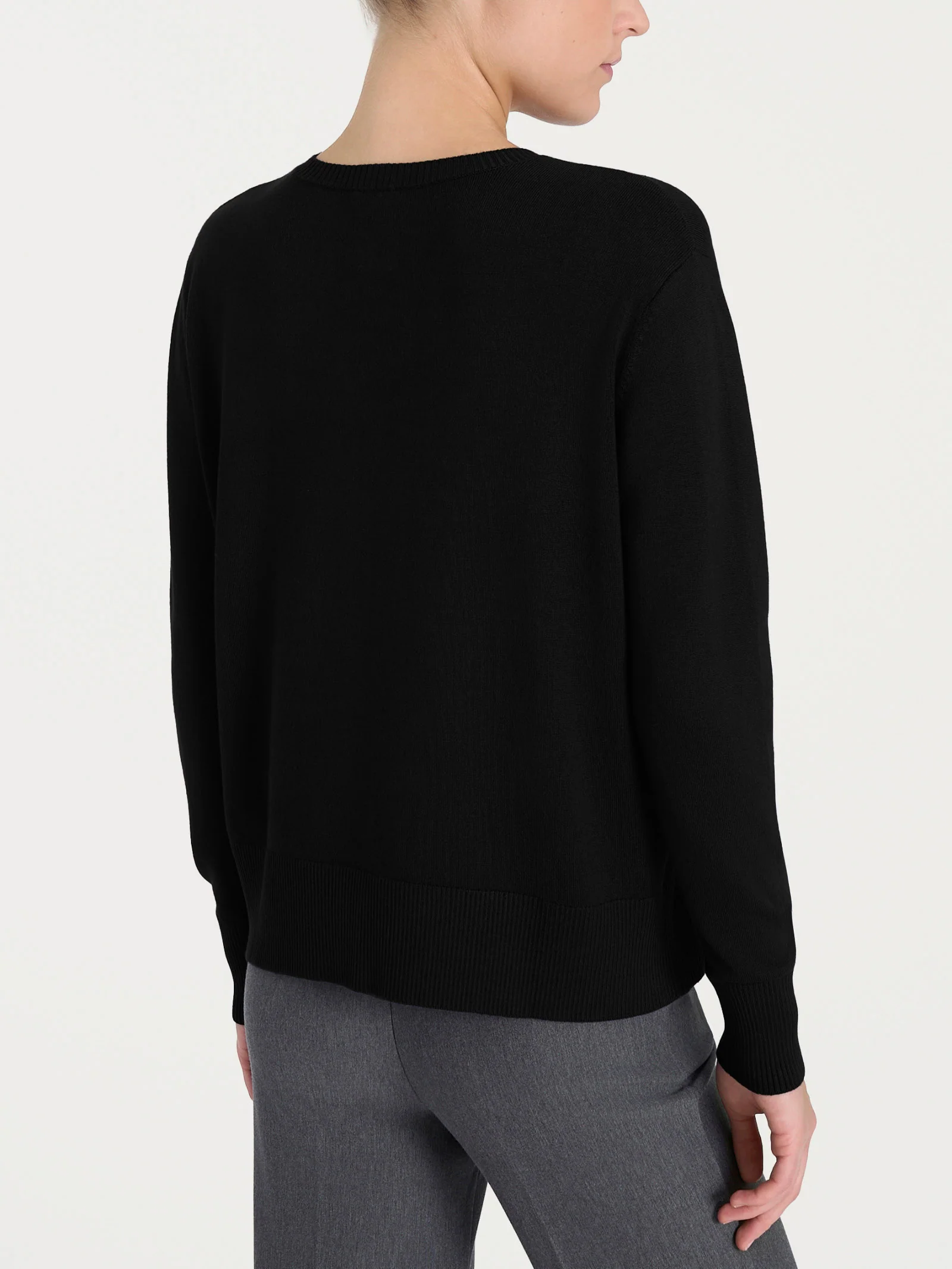 Maglia con girocollo Four Seasons - Nero - Image 2