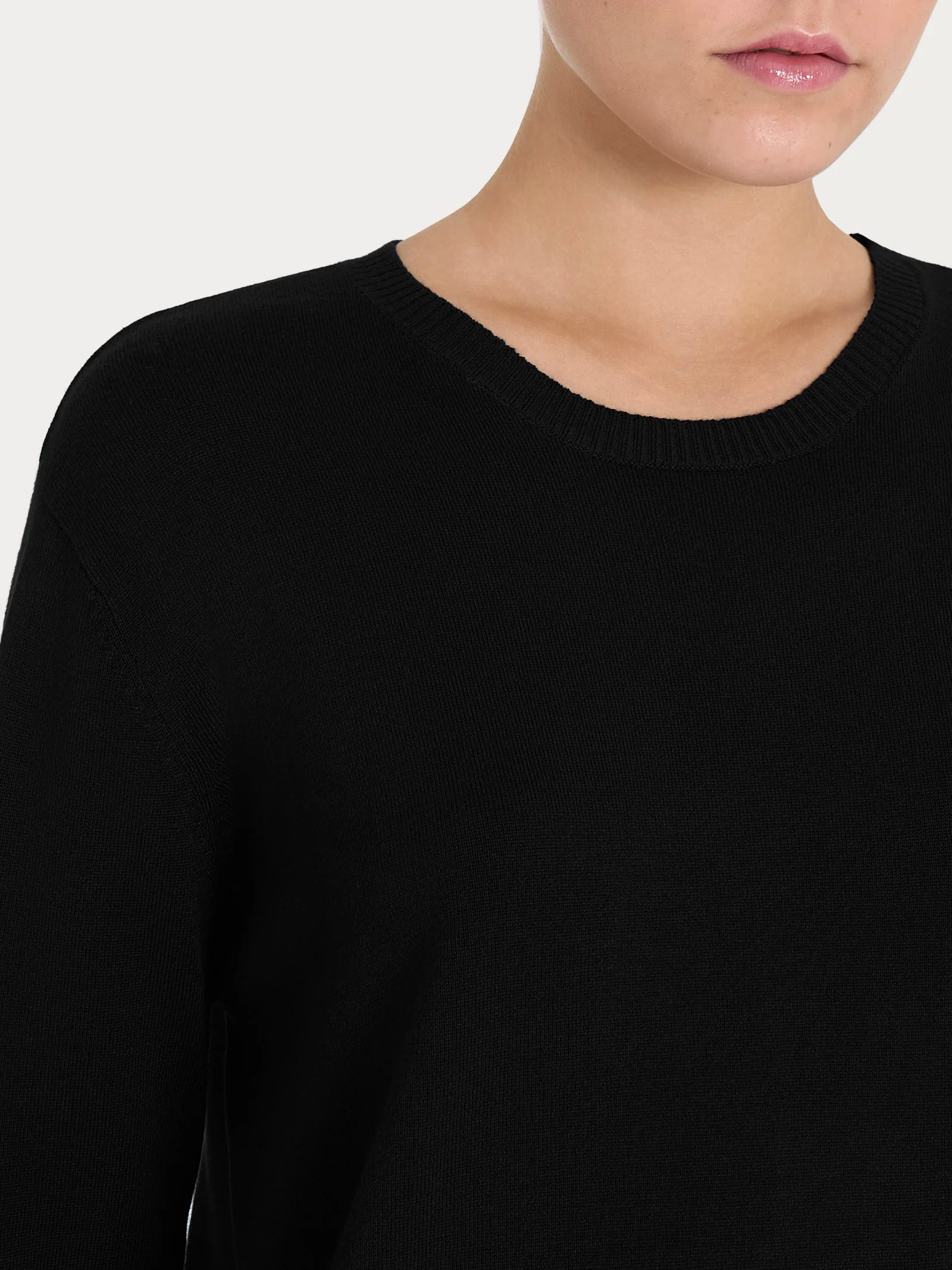 Maglia con girocollo Four Seasons - Nero - Image 3