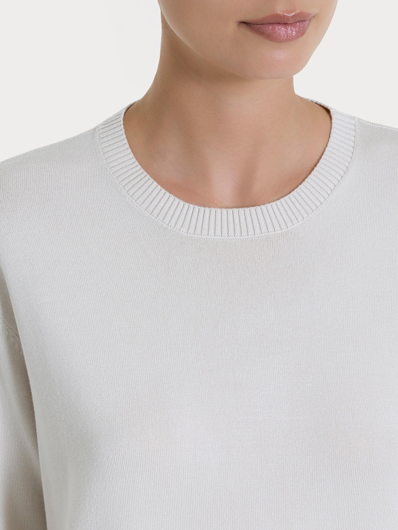 Maglia con girocollo Four Seasons - Champignon - Image 3