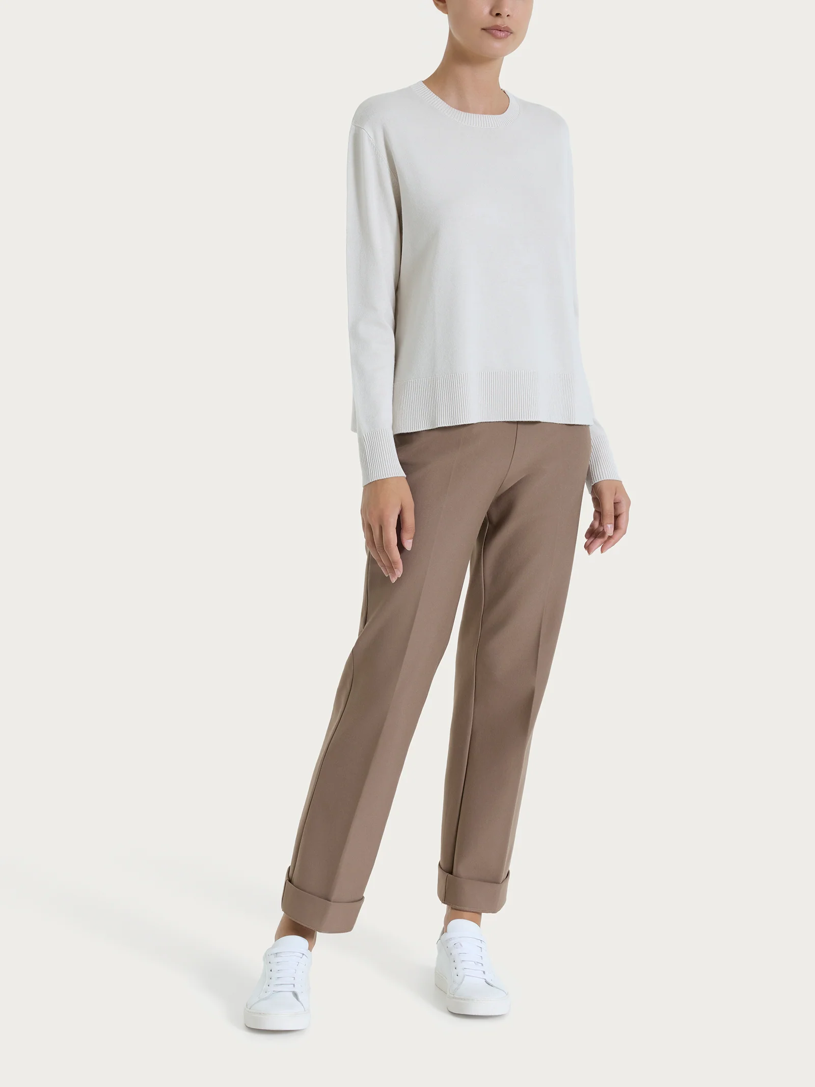 Maglia con girocollo Four Seasons - Champignon - Image 4