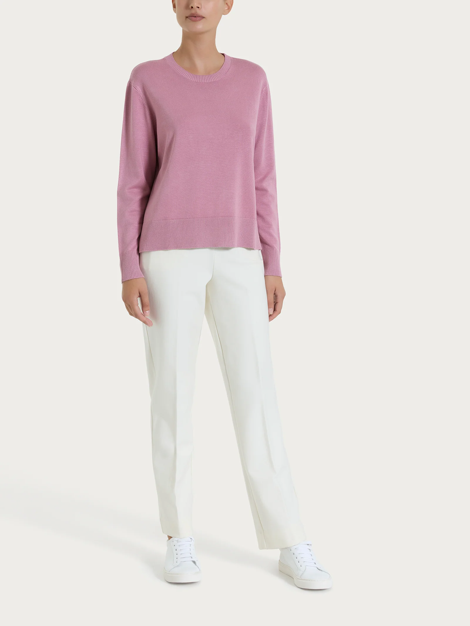 Maglia con girocollo Four Seasons - Lilas - Image 4