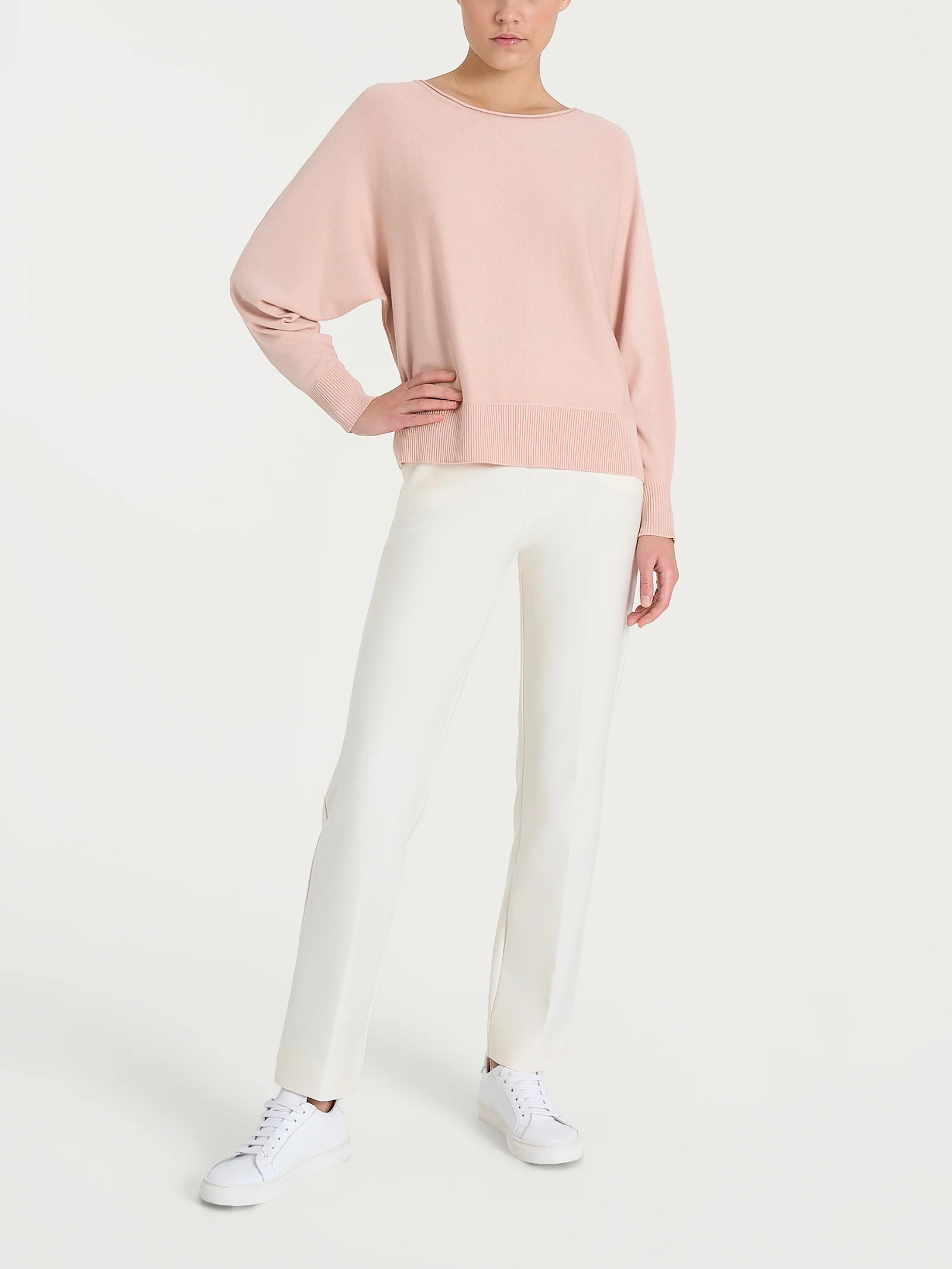 Maglia con manica pipistrello Four Seasons - Cameo Rose - Image 4