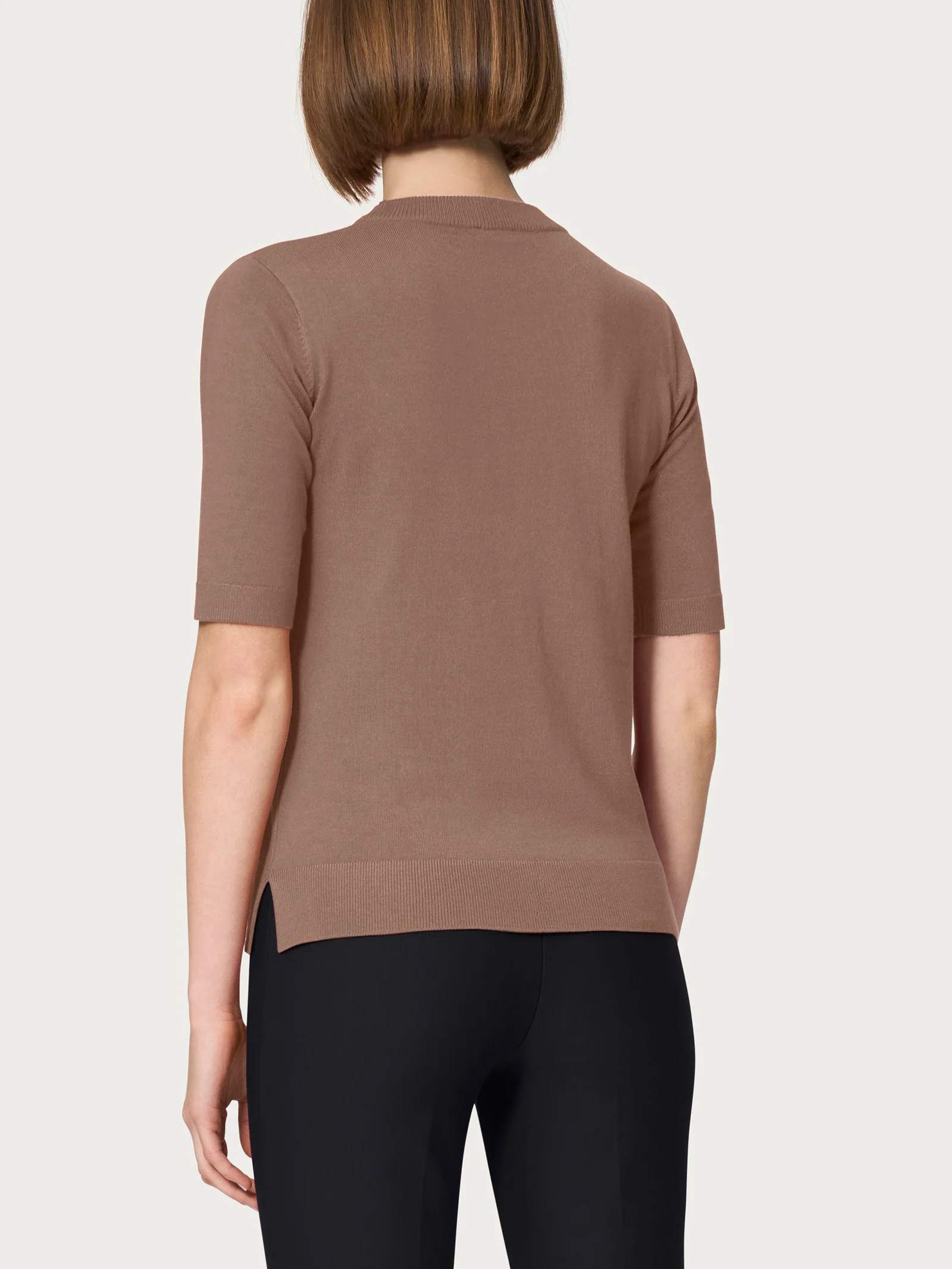 Maglia girocollo a manica corta Four Seasons - Pine Bark - Image 2