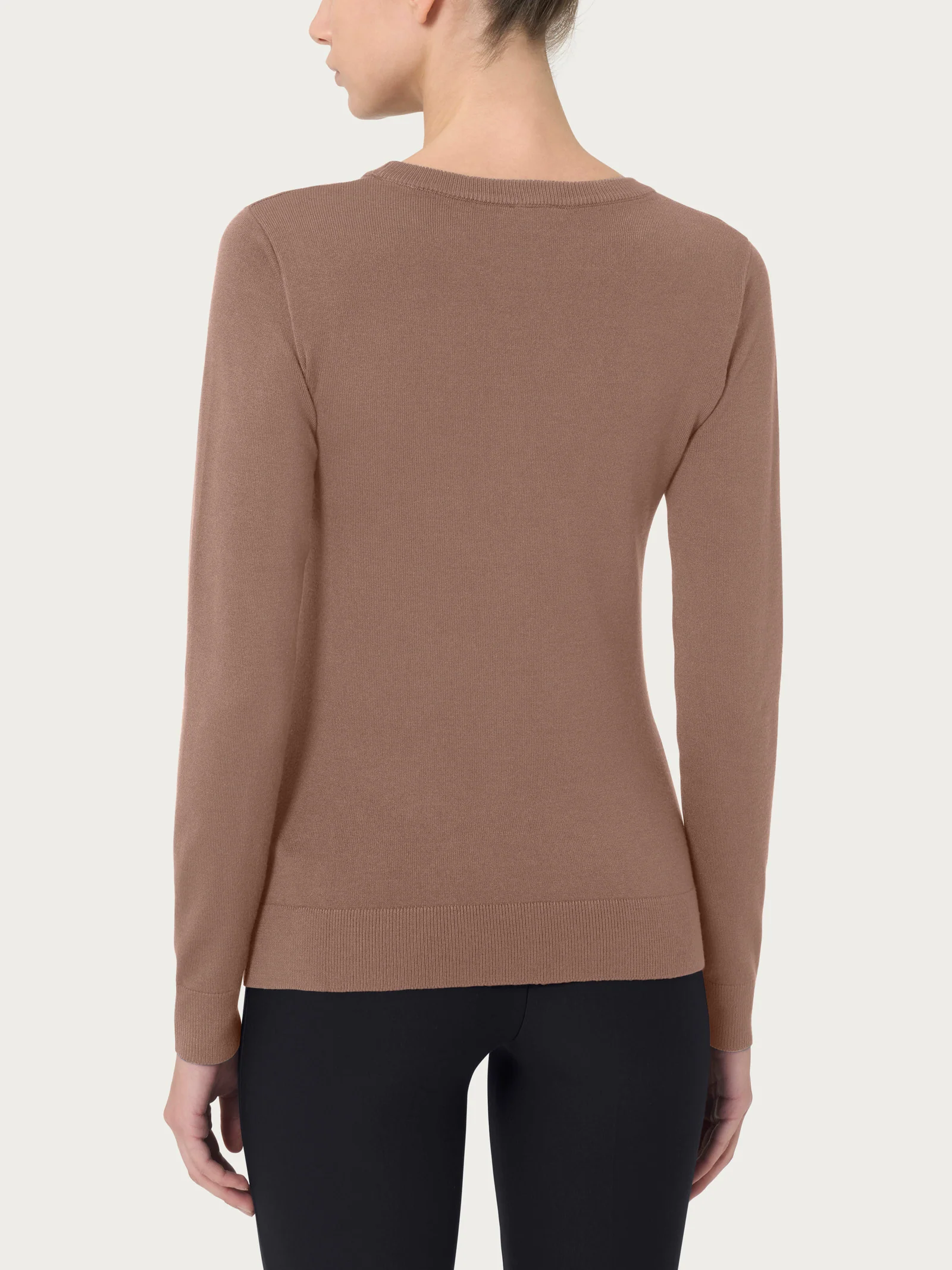 Maglia girocollo a manica lunga Four Seasons - Pine Bark - Image 2