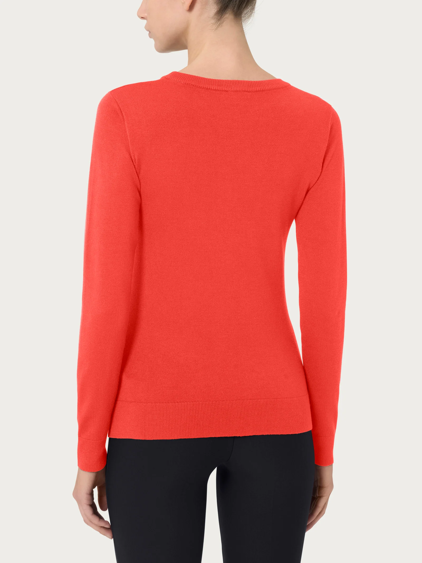 Maglia girocollo a manica lunga Four Seasons - Cayenne - Image 2