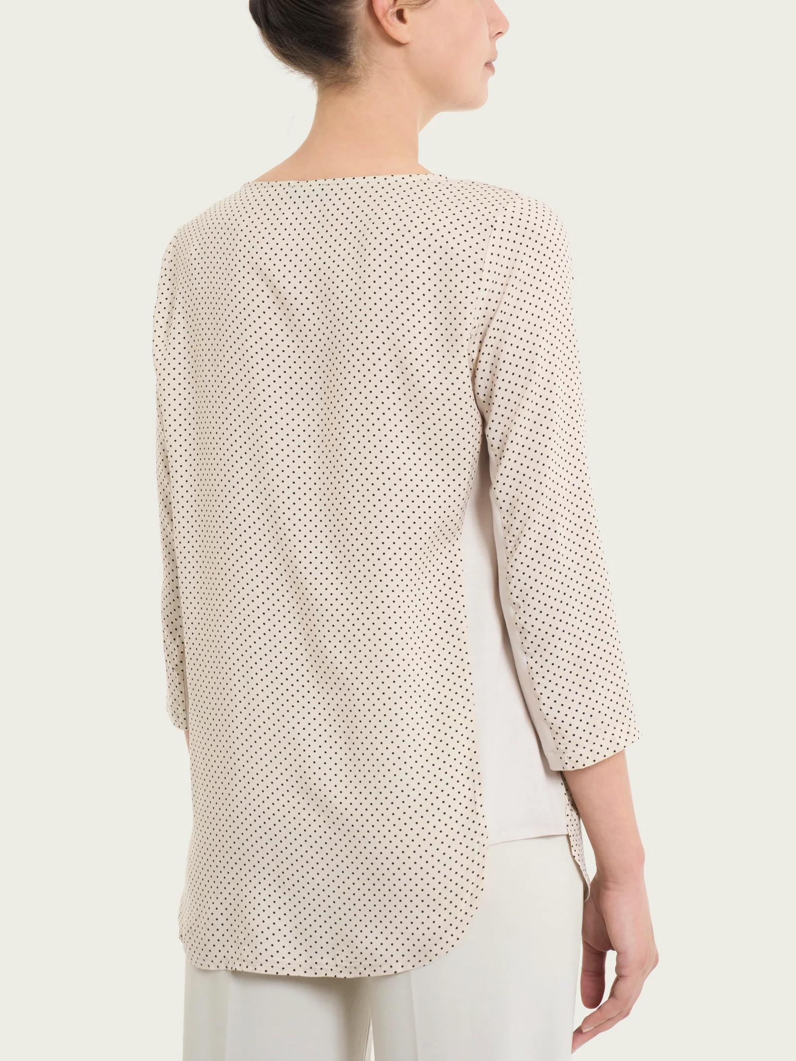 Maglia girocollo con dots in misto viscosa - Fant.Champignon - Image 2