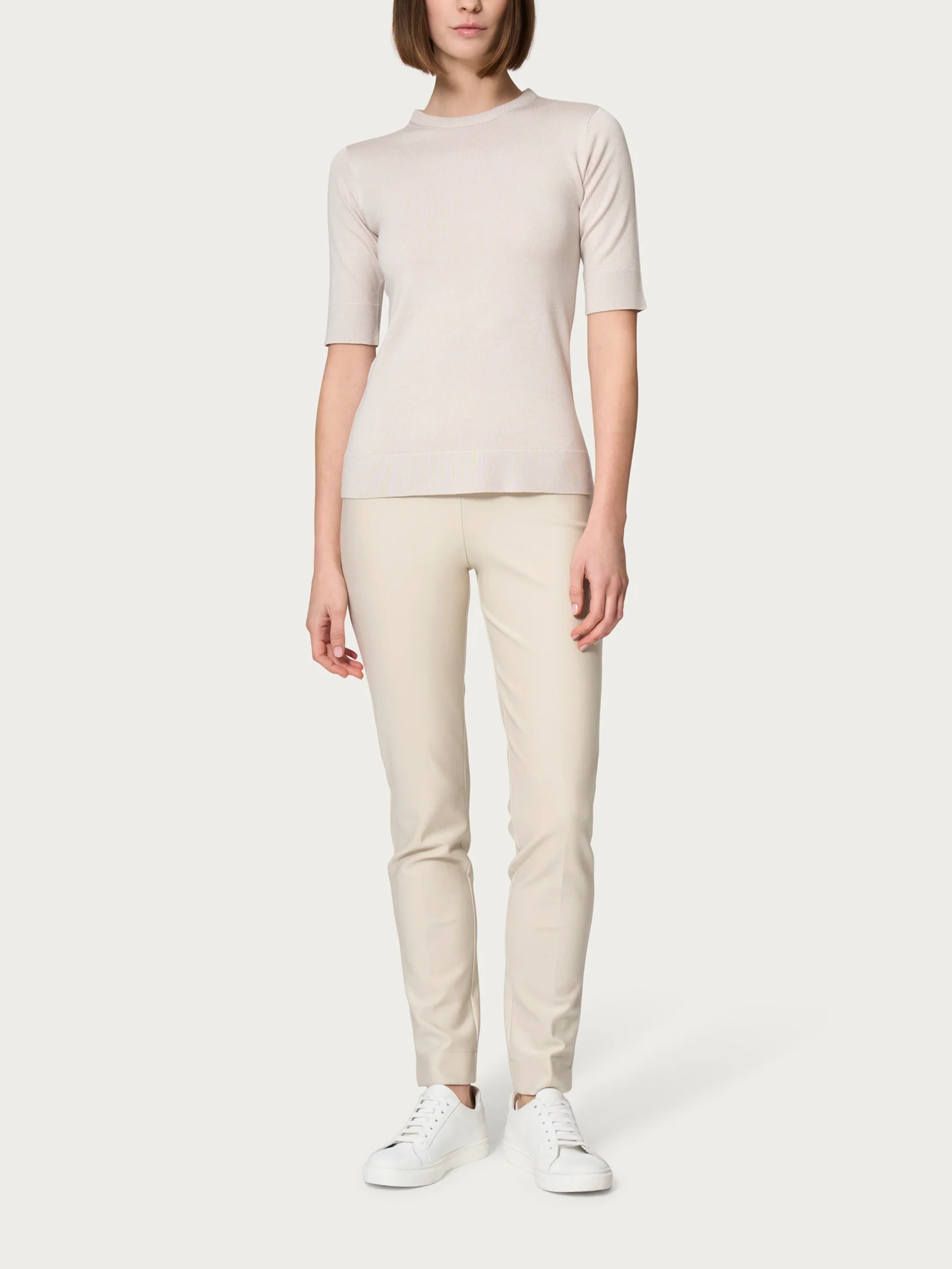 Maglia girocollo con manica corta Four Seasons - Pine Bark - Image 3