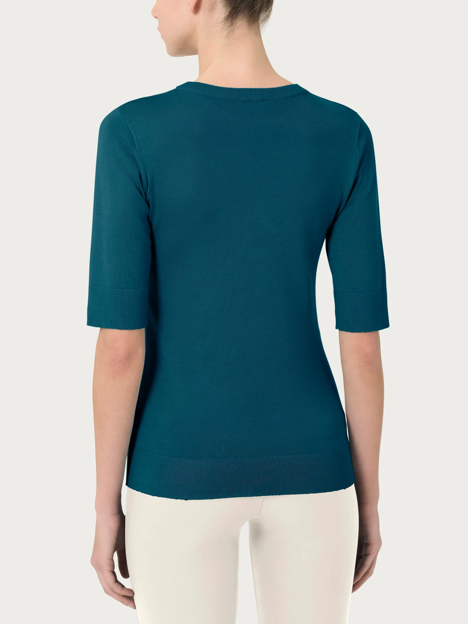 Maglia girocollo con manica corta Four Seasons - Reflecting Pond - Image 2