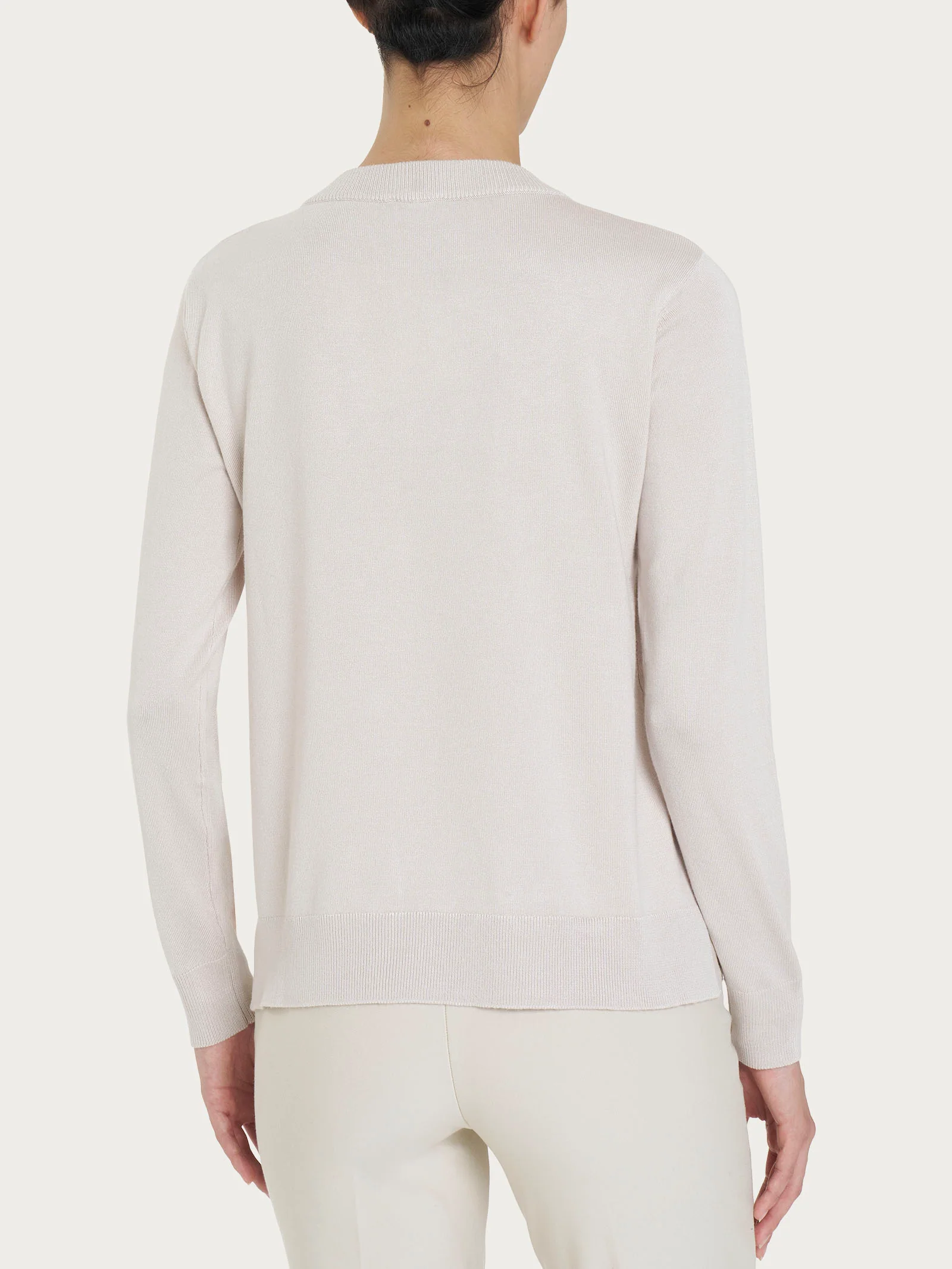 Maglia girocollo Four Seasons - Champignon - Image 2