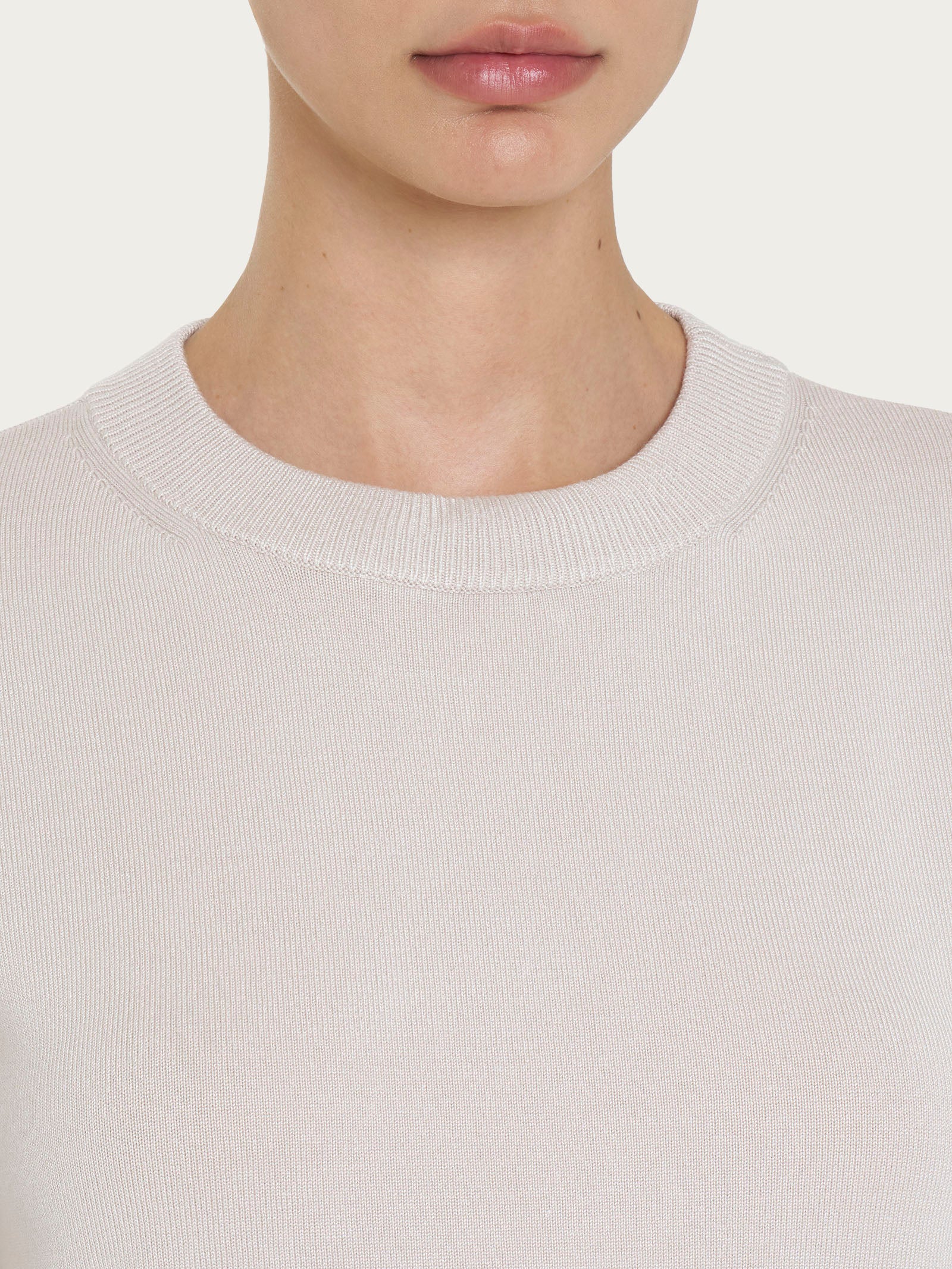 Maglia girocollo Four Seasons - Champignon - Image 3