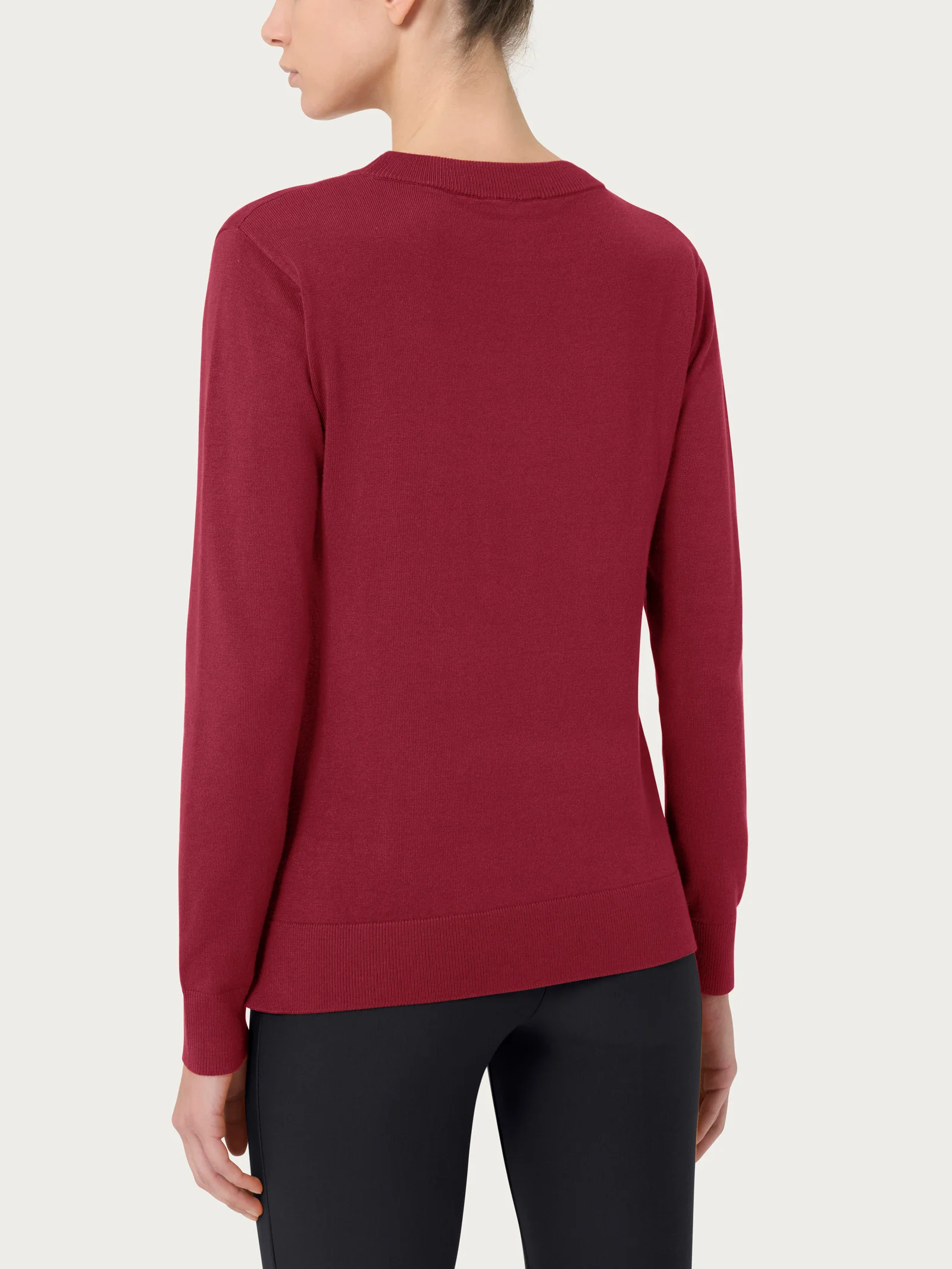 Maglia girocollo Four Seasons - Tibetan Red - Image 2