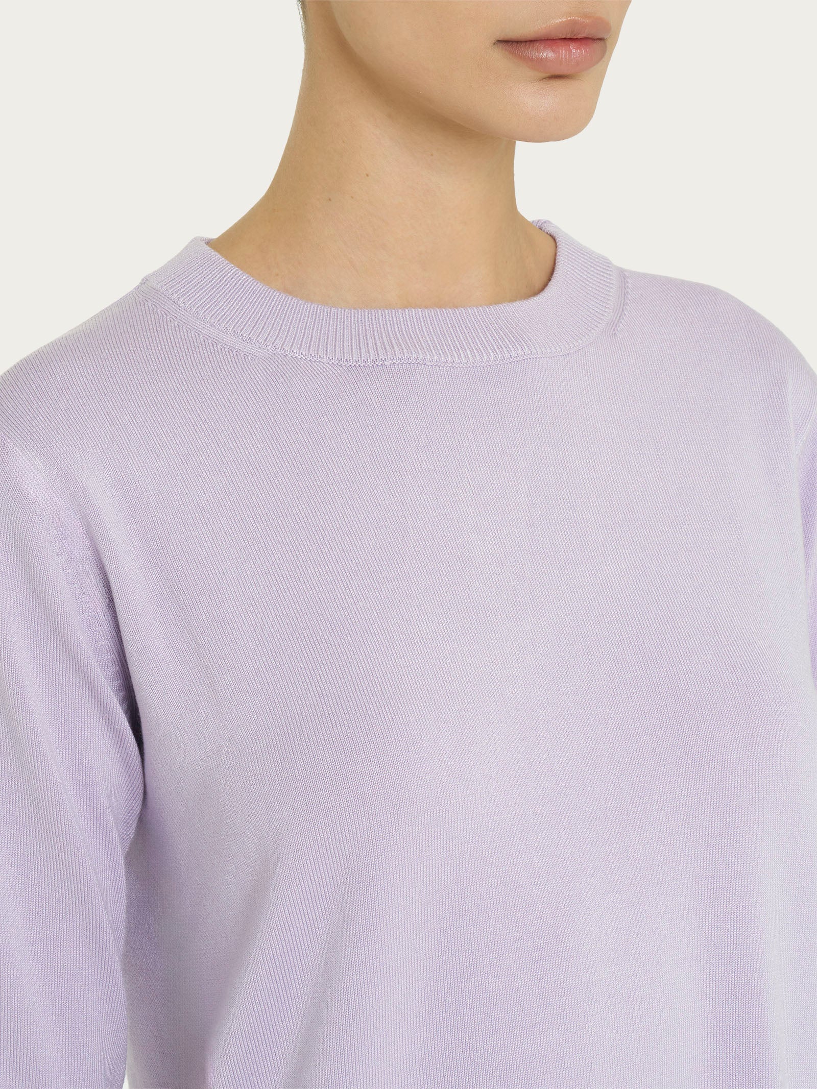 Maglia girocollo Four Seasons - Orchid Petal - Image 3