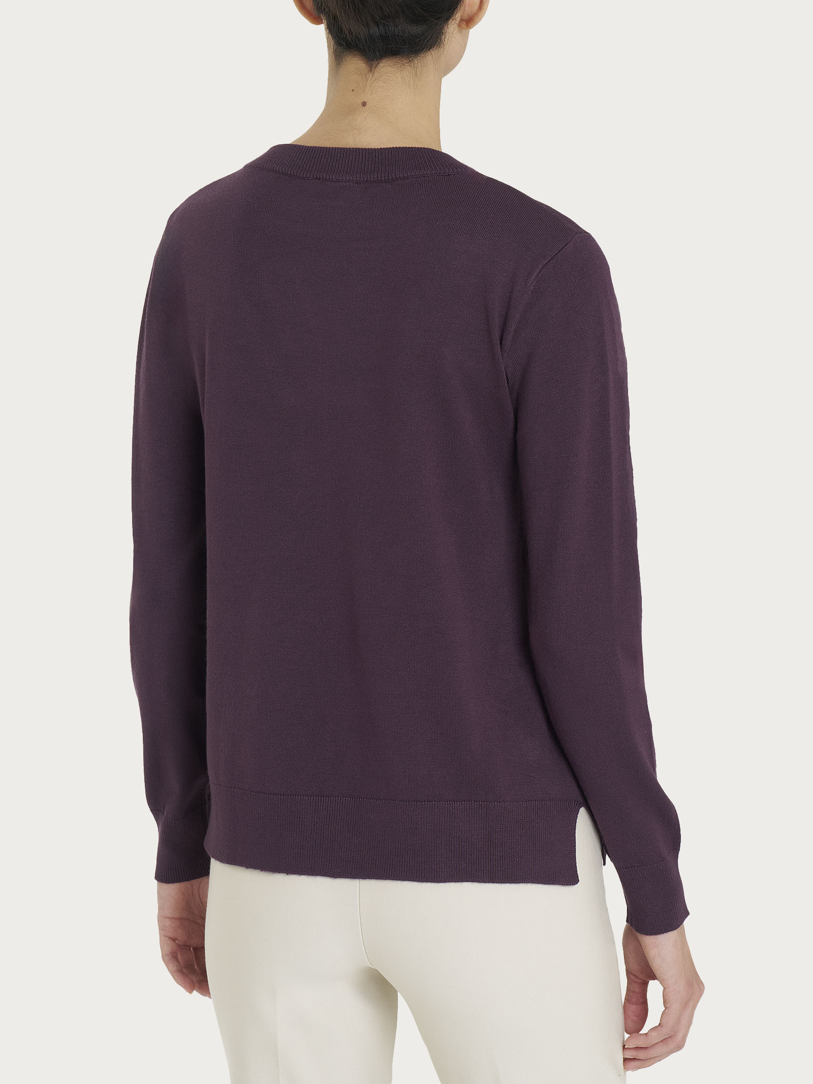 Maglia girocollo Four Seasons - Plum Perfect - Image 2