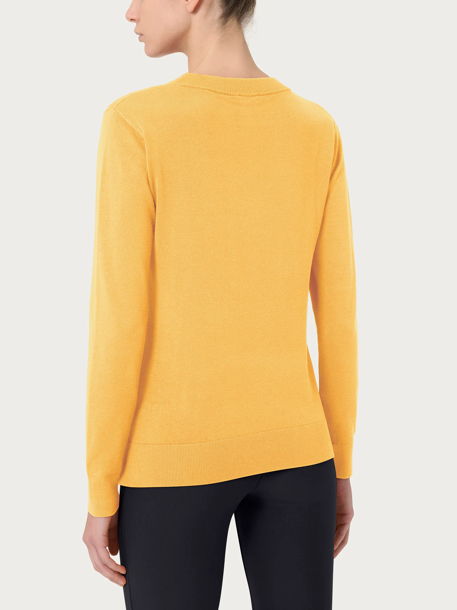 Maglia girocollo Four Seasons - Misted Yellow - Image 2