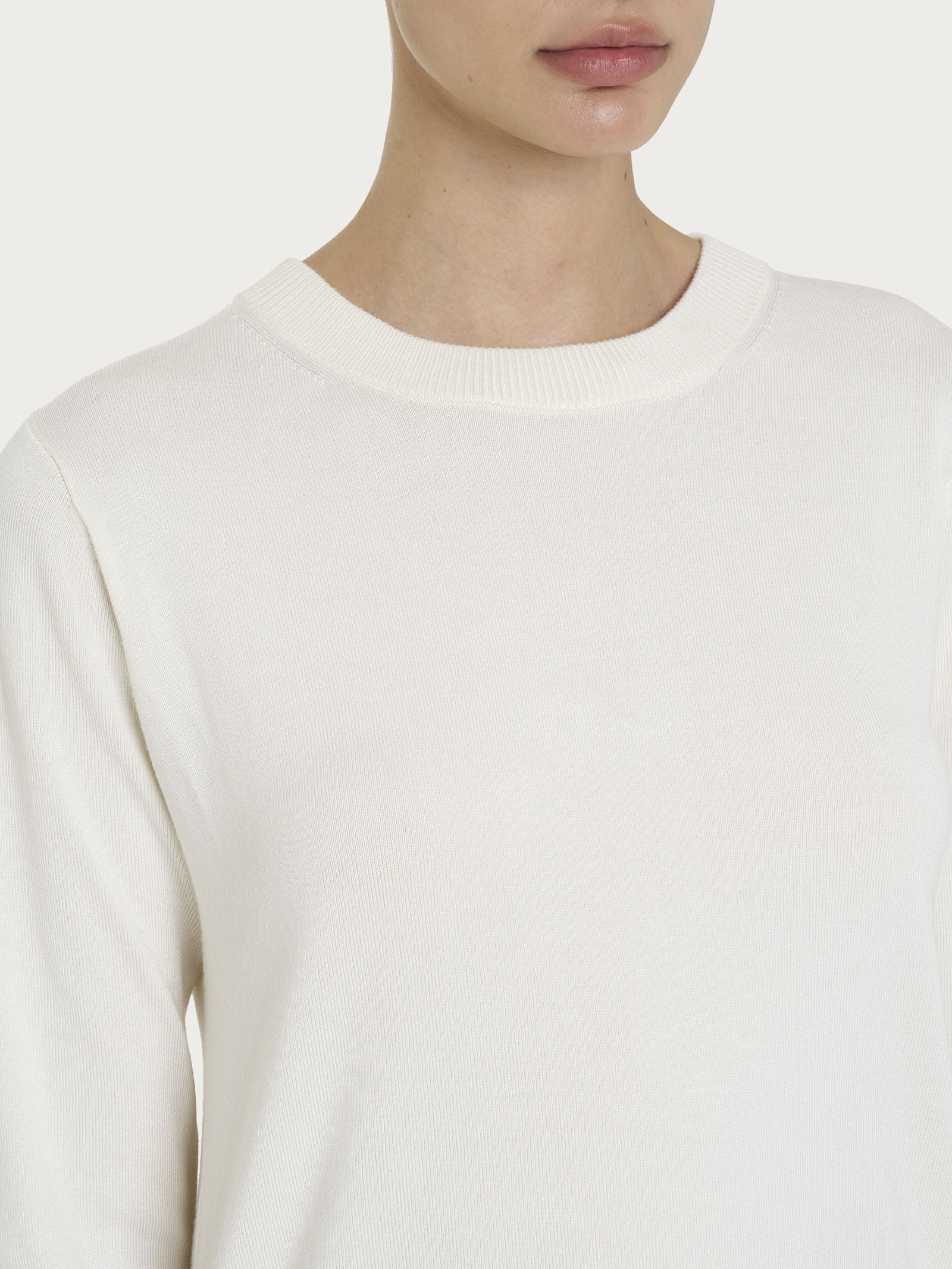 Maglia girocollo Four Seasons - Misted Yellow - Image 3