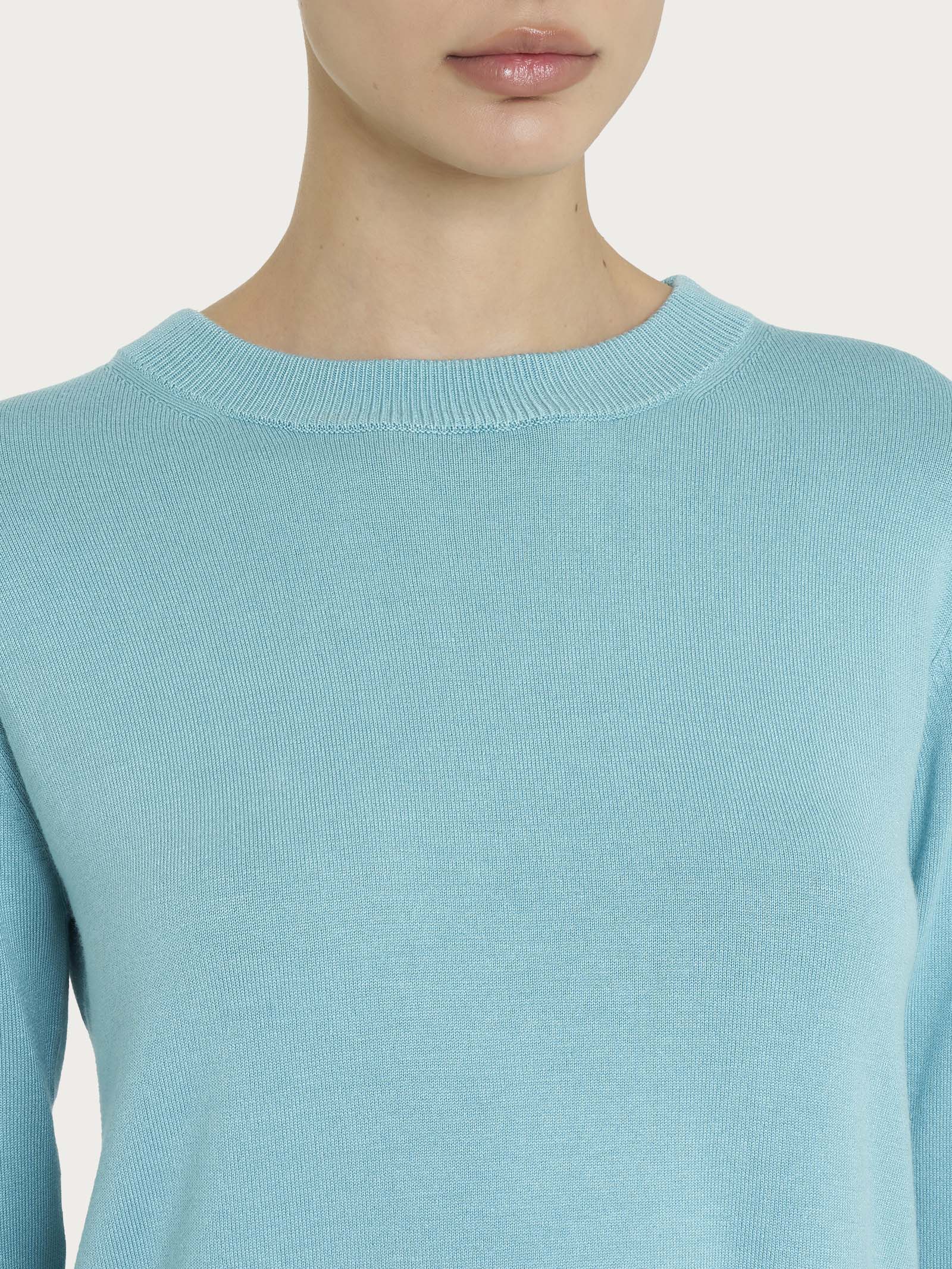 Maglia girocollo Four Seasons - Nile Blue - Image 3