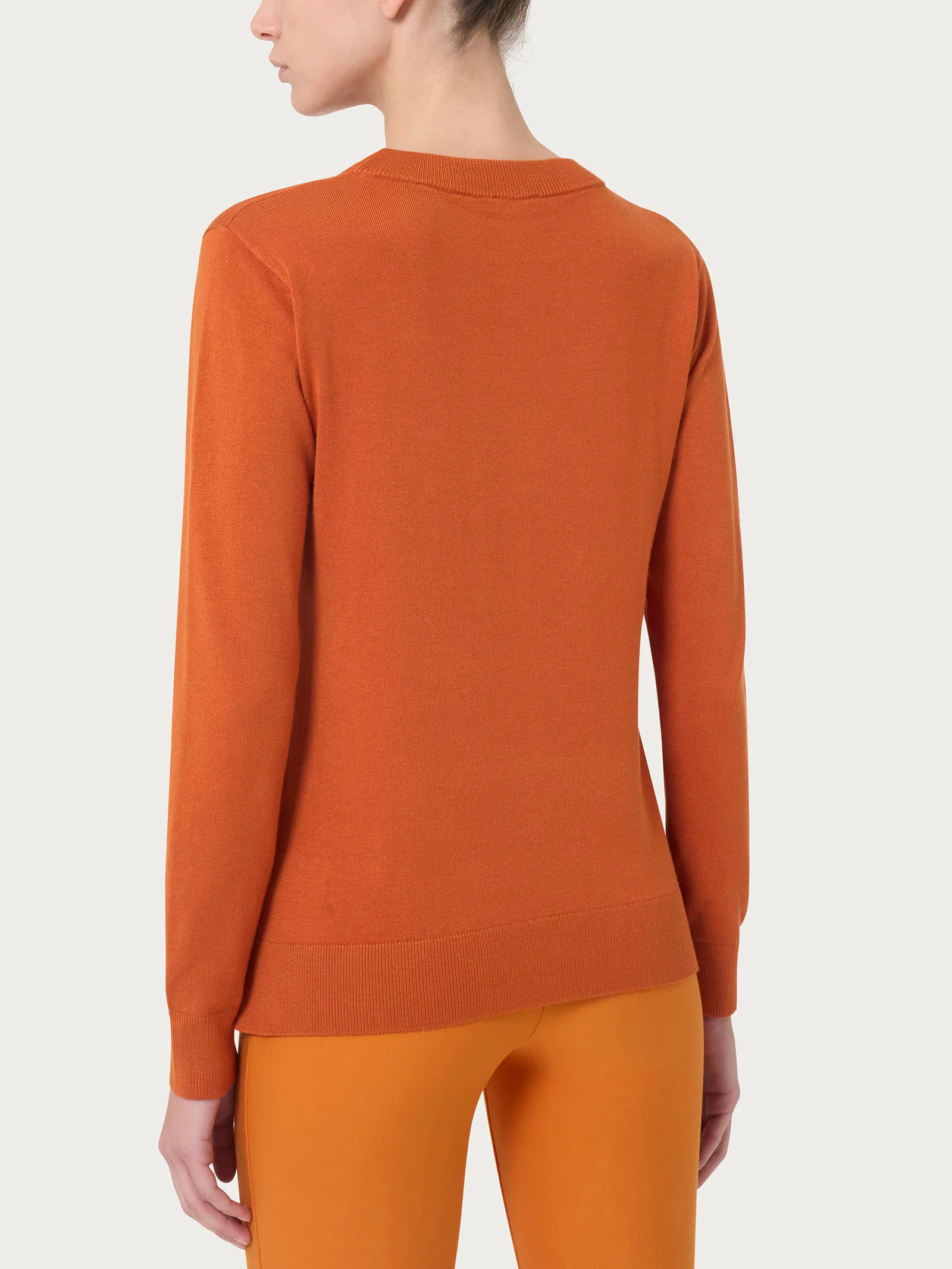 Maglia girocollo Four Seasons - Rust - Image 2