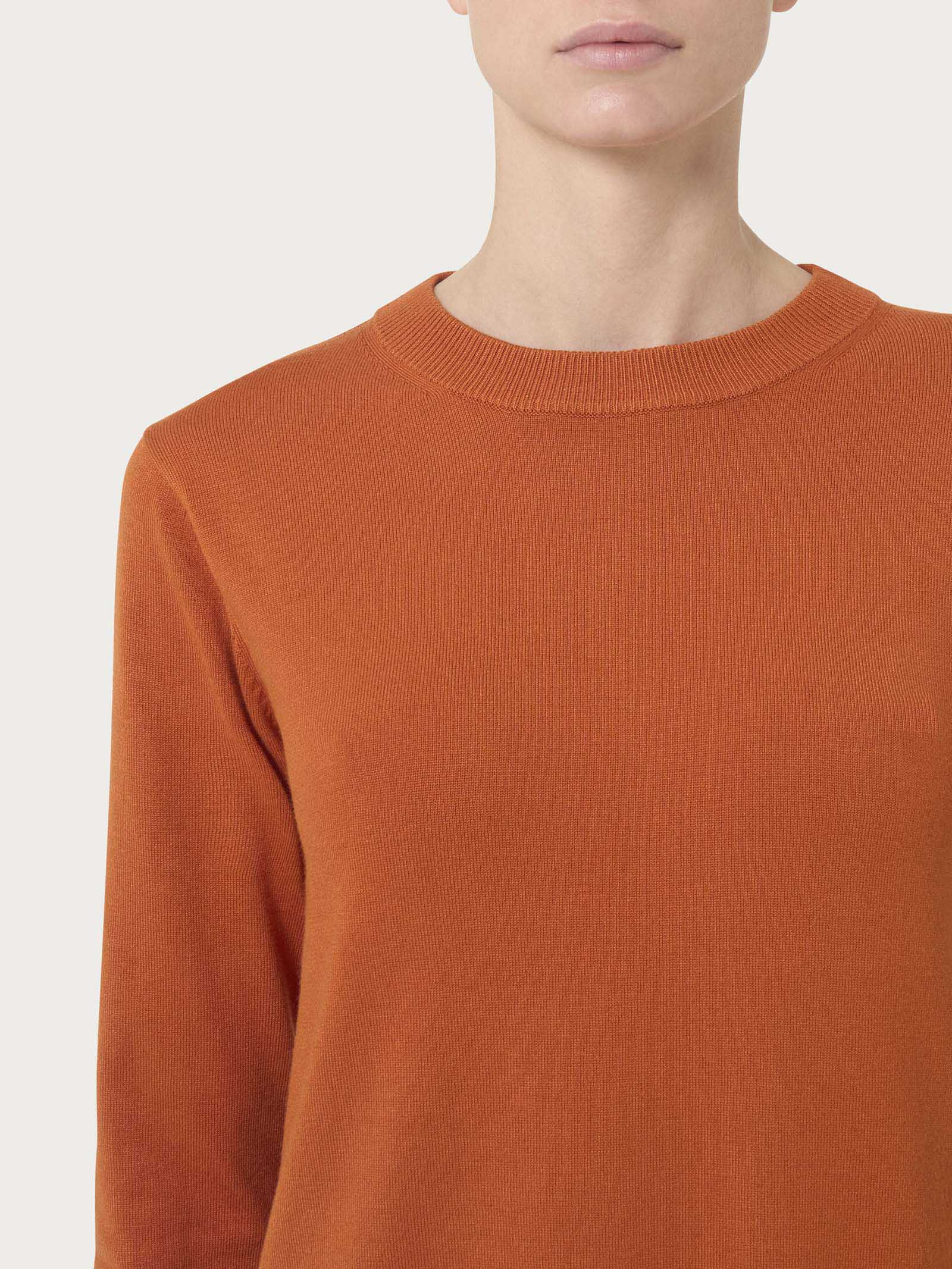Maglia girocollo Four Seasons - Rust - Image 3