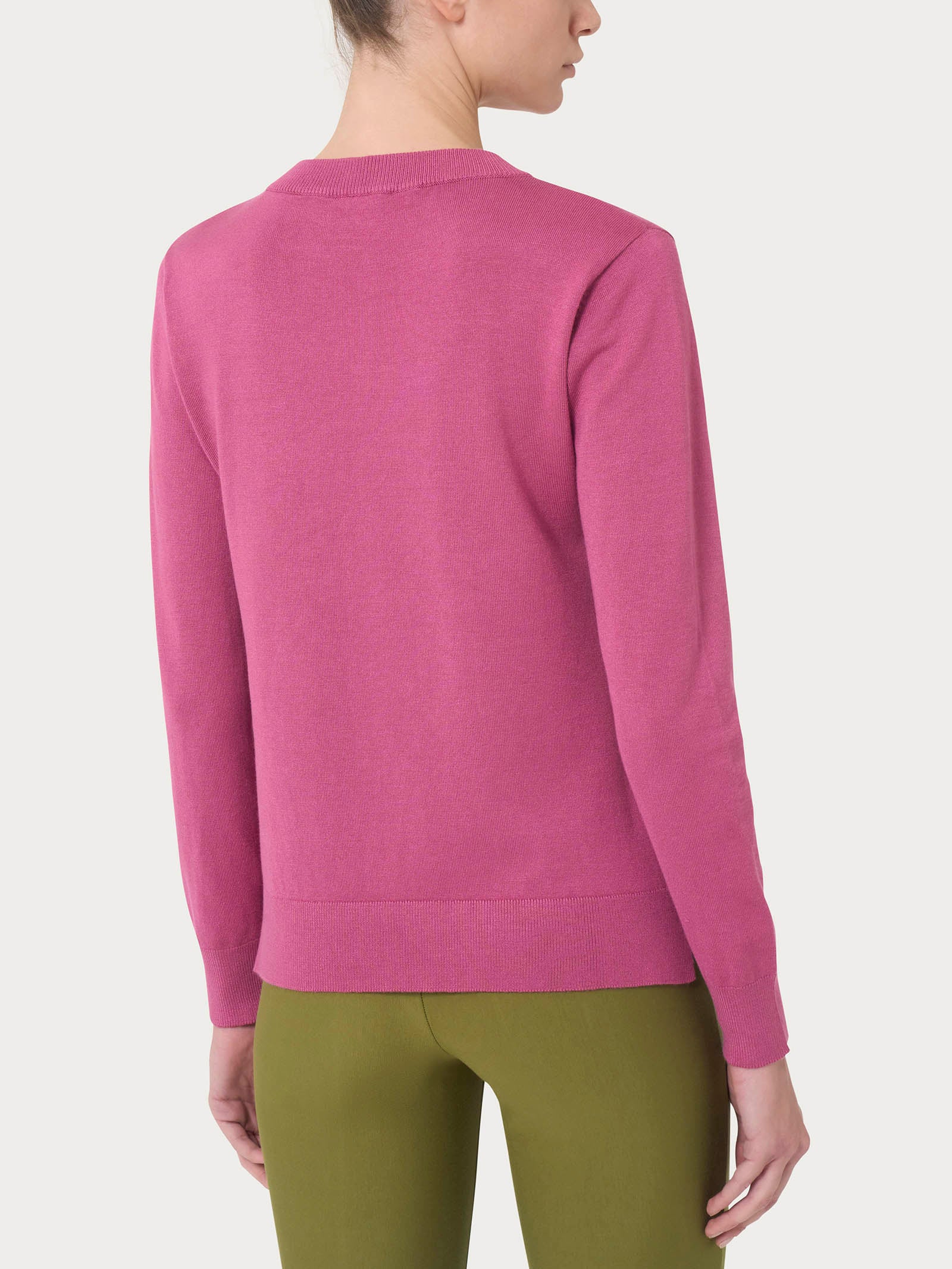 Maglia girocollo Four Seasons - Red Violet - Image 2