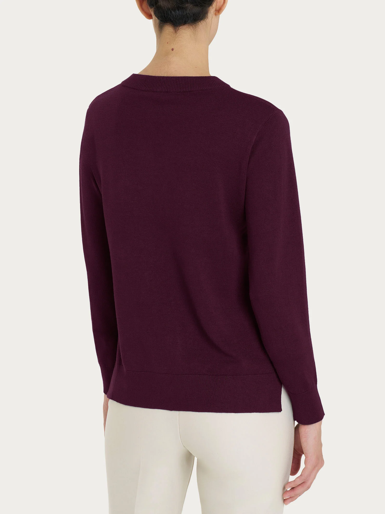 Maglia girocollo Four Seasons - Fig - Image 2