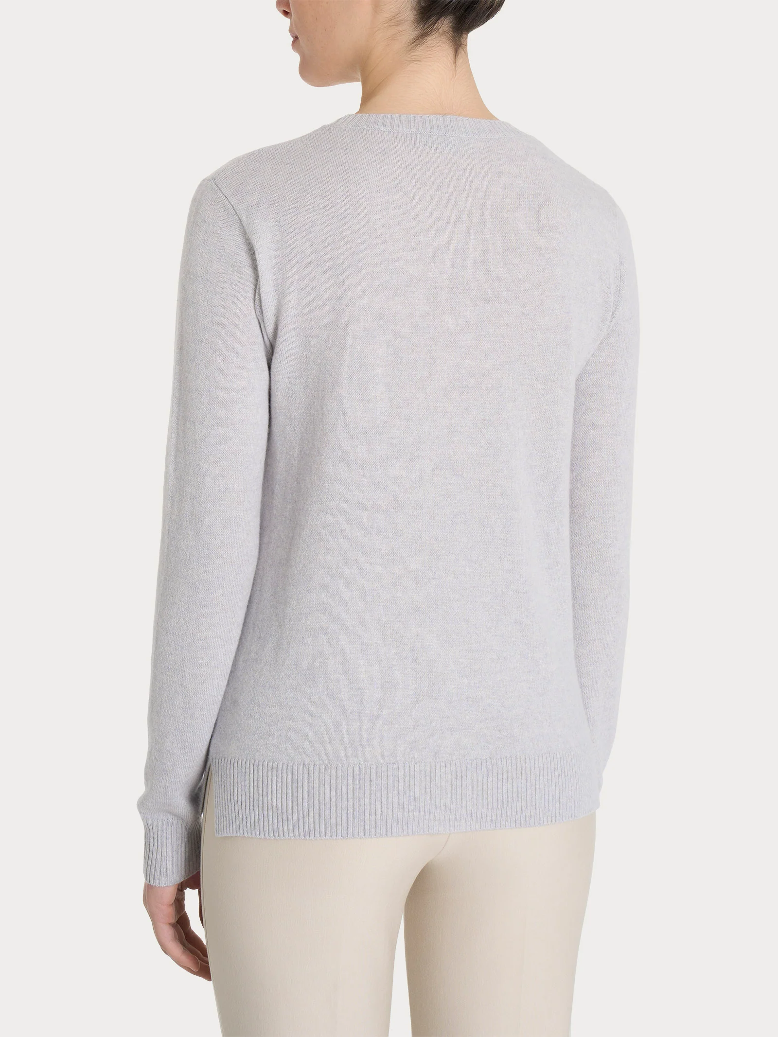 Maglia girocollo in cashmerino - Piuma Mel. - Image 2