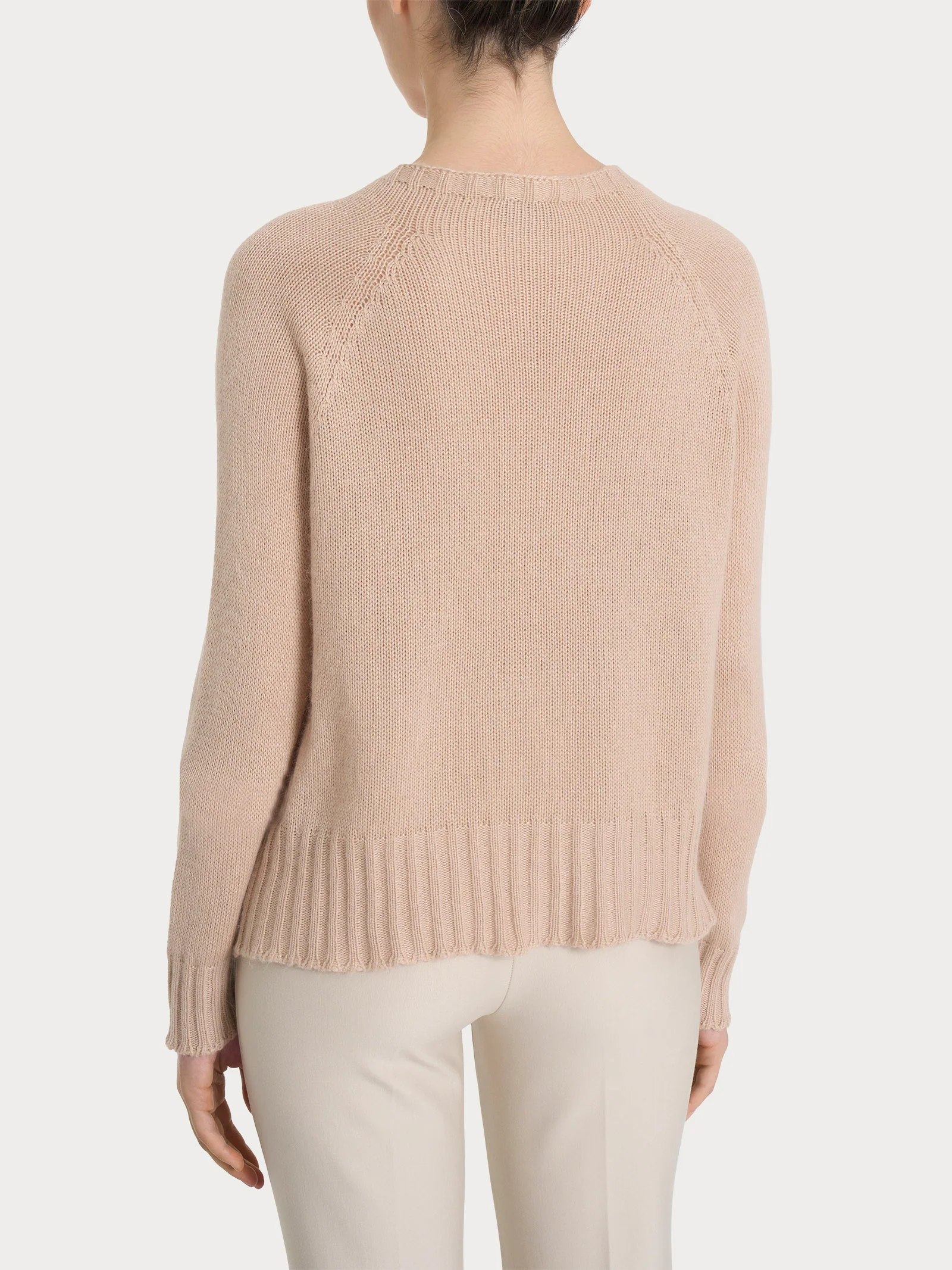 Maglia girocollo in misto angora - Moonlight - Image 2
