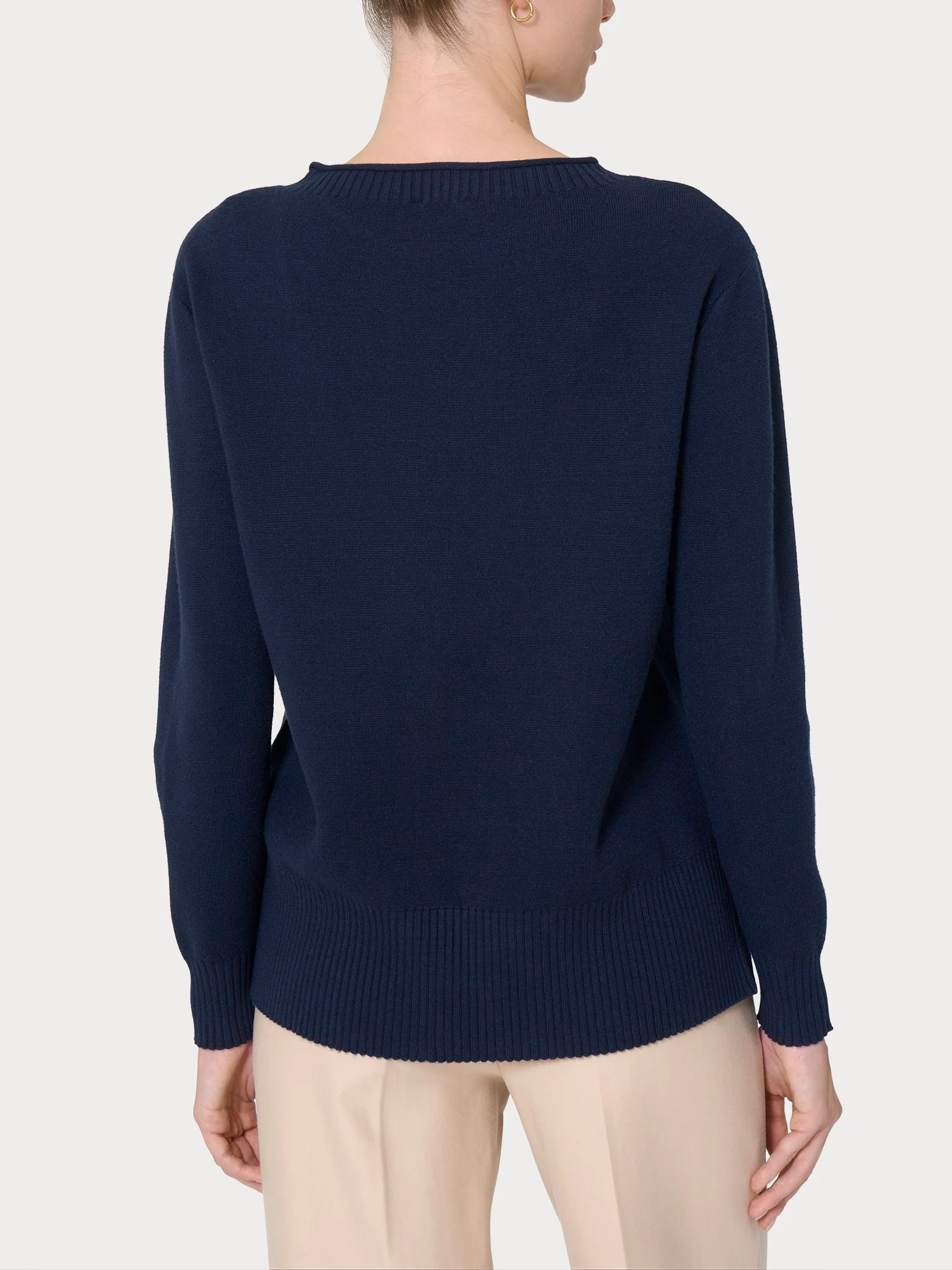 Maglia girocollo in Super Soft  - Bleu - Image 2