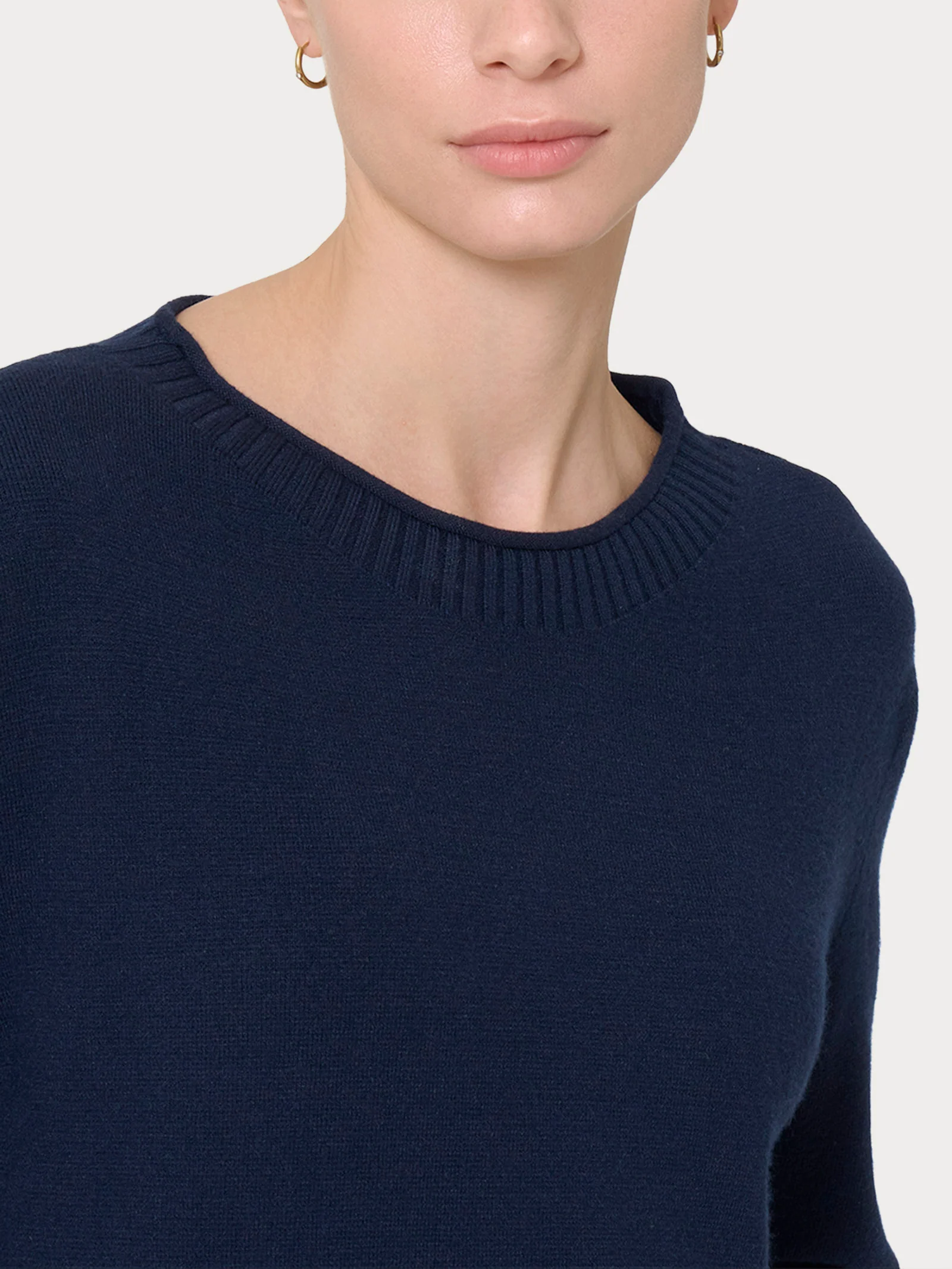 Maglia girocollo in Super Soft  - Bleu - Image 3