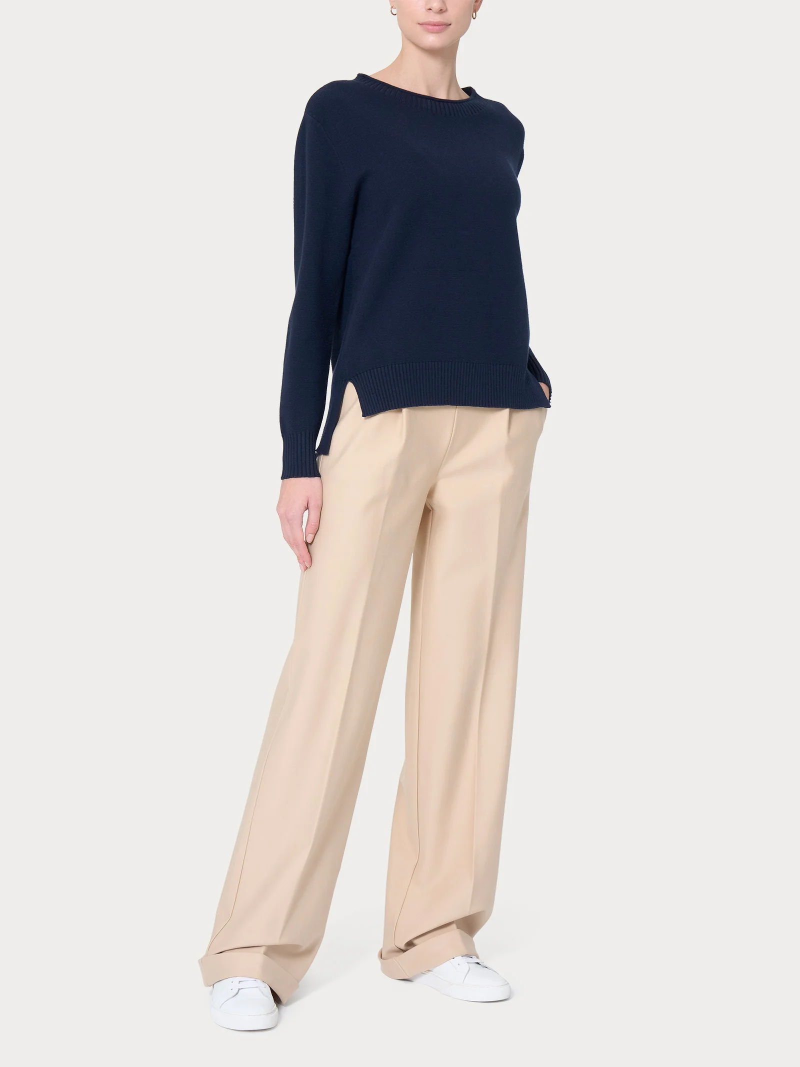 Maglia girocollo in Super Soft  - Pine Bark - Image 4
