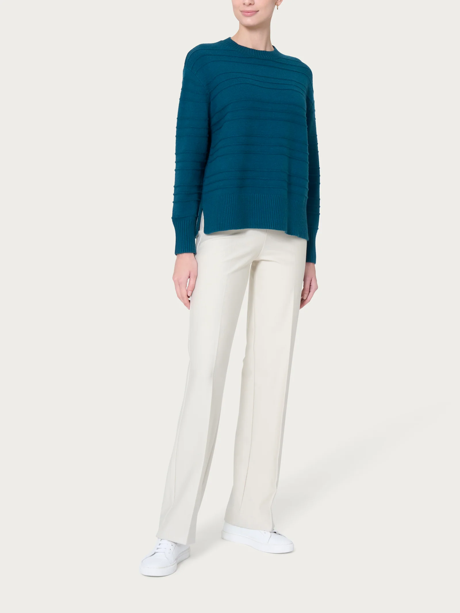 Maglia girocollo in Super Soft - Champignon - Image 4