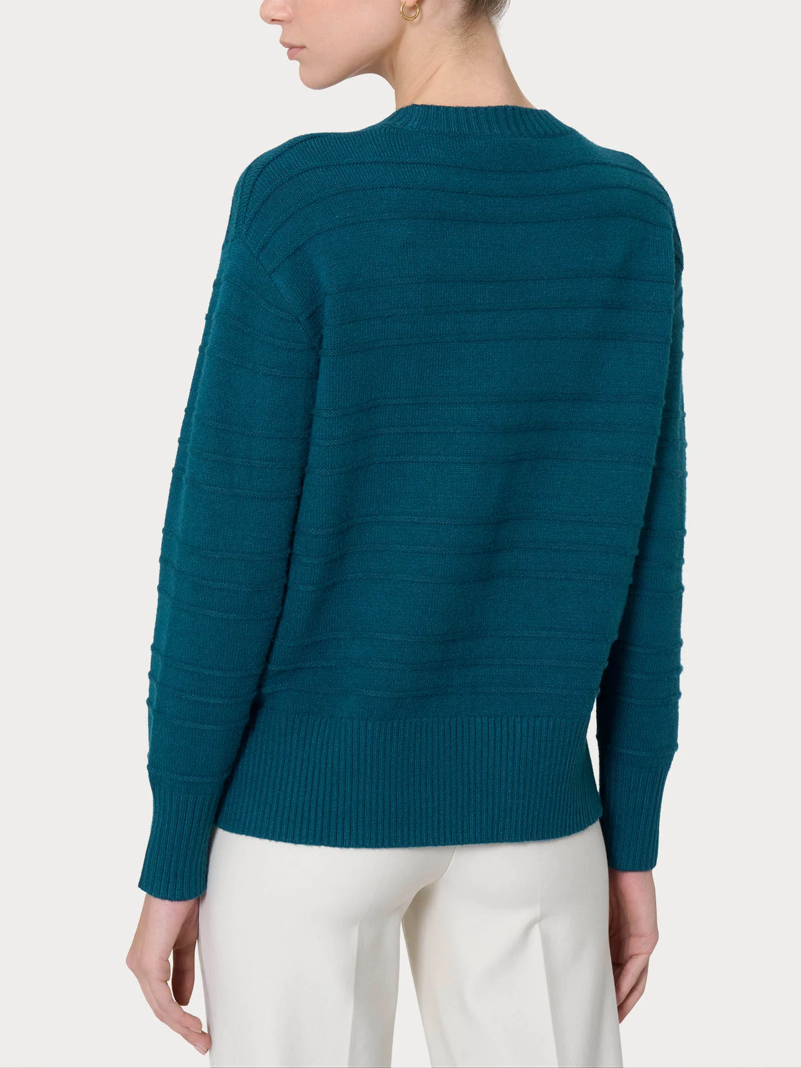 Maglia girocollo in Super Soft - Reflecting Pond - Image 2