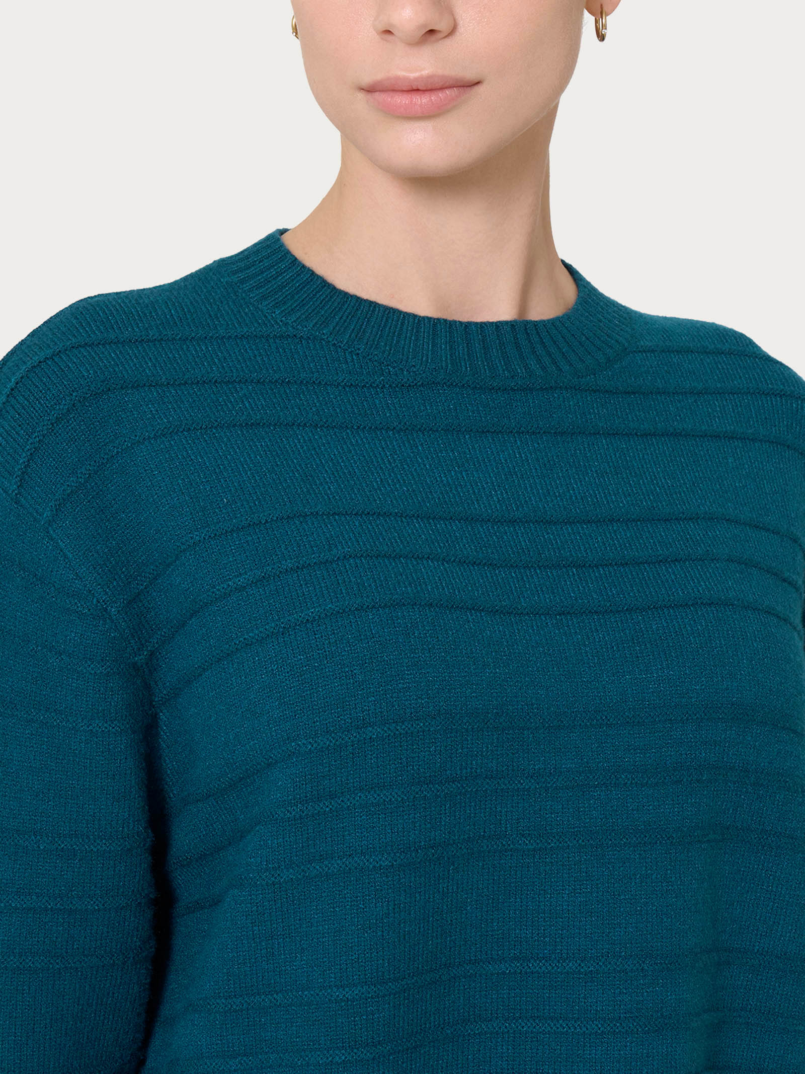 Maglia girocollo in Super Soft - Reflecting Pond - Image 3