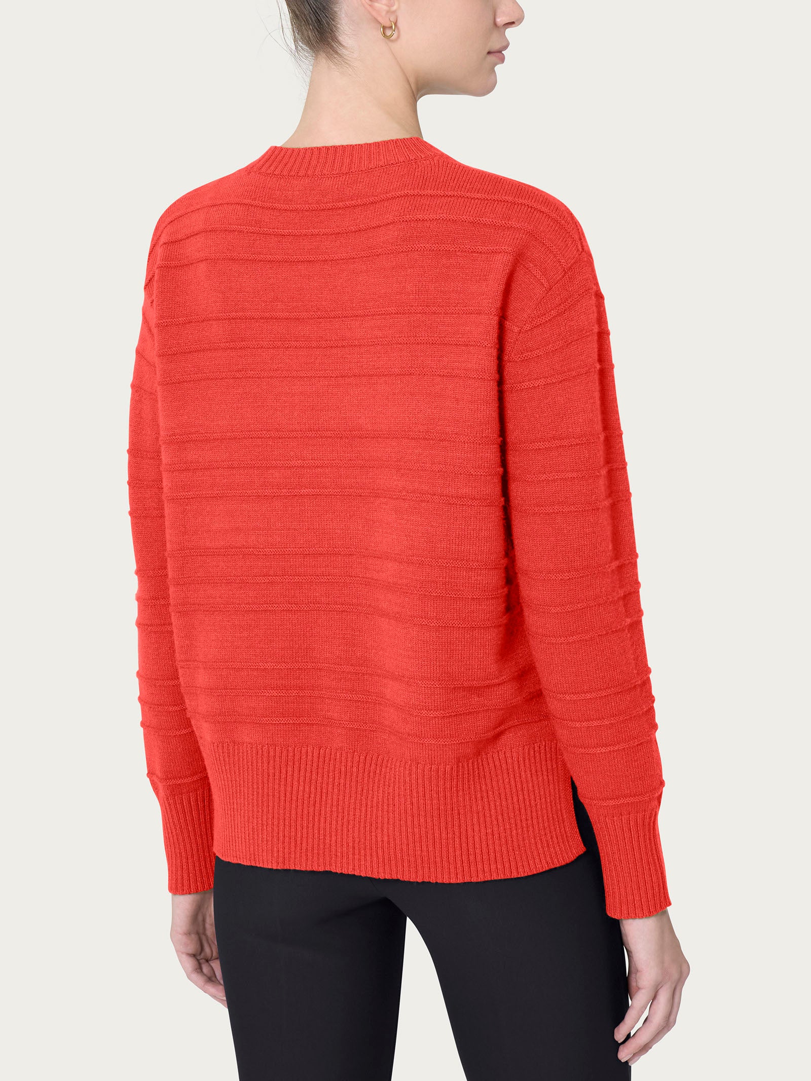 Maglia girocollo in Super Soft - Cayenne - Image 2