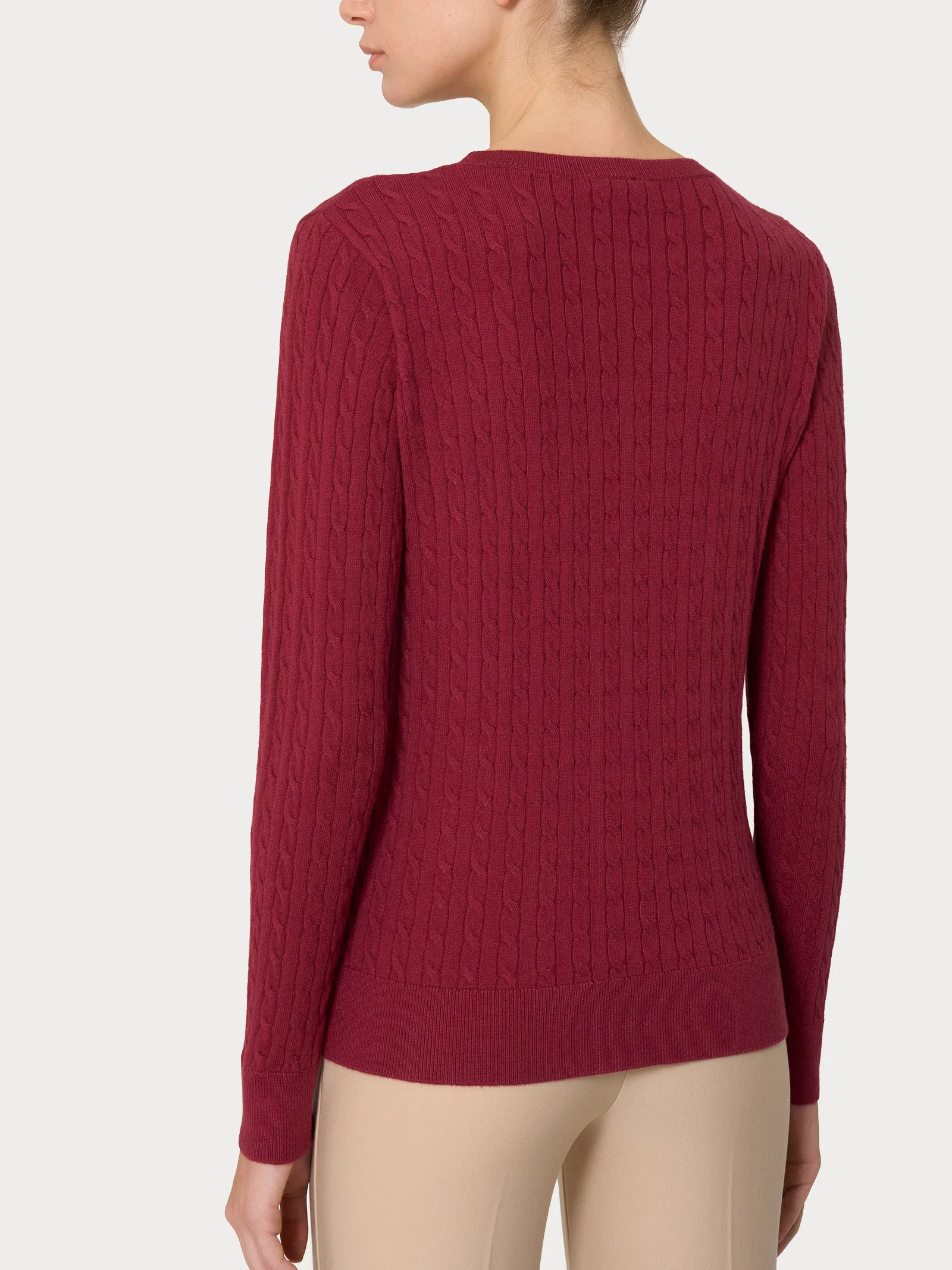 Maglia girocollo in Super Soft - Tibetan Red - Image 2