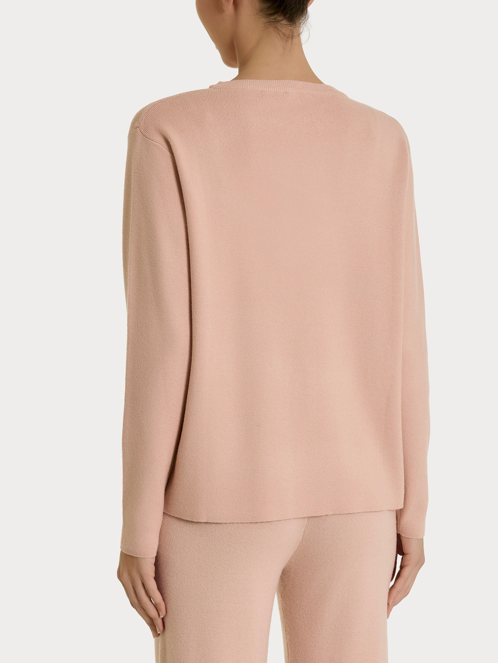 Maglia girocollo in Super Soft - Cameo Rose - Image 2