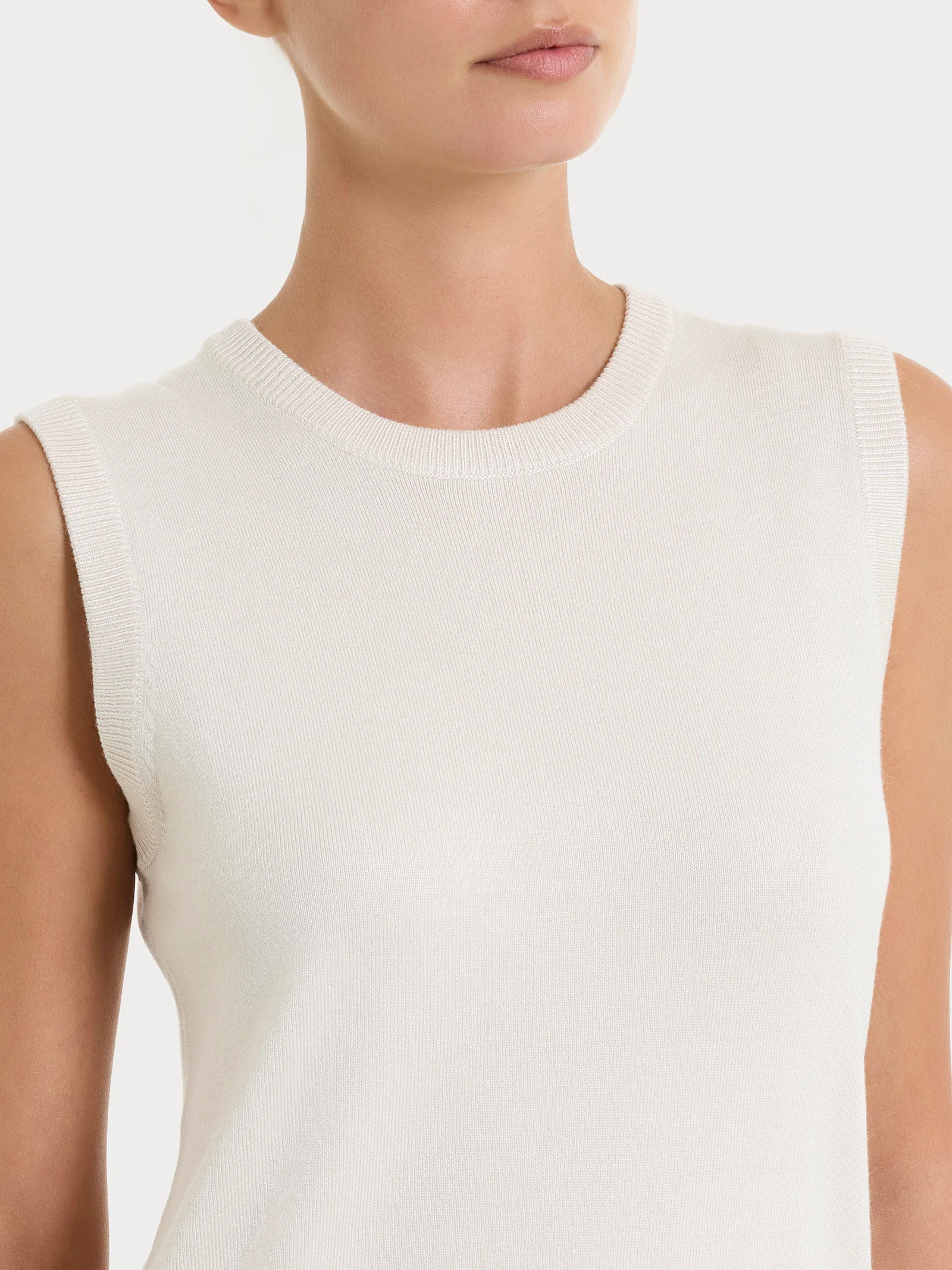 Maglia smanicata Four Seasons - Champignon - Image 3