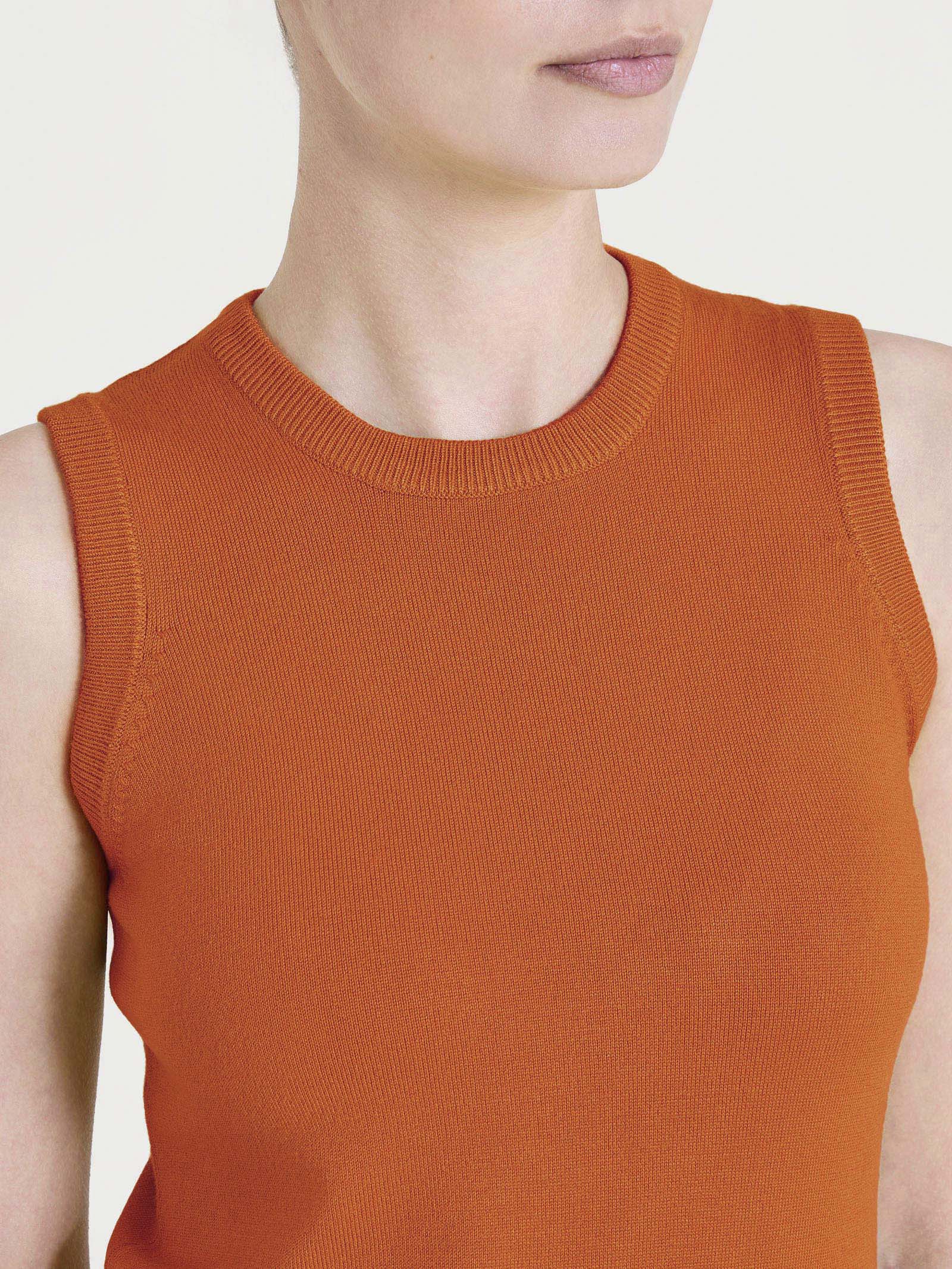 Maglia smanicata Four Seasons - Rust - Image 3